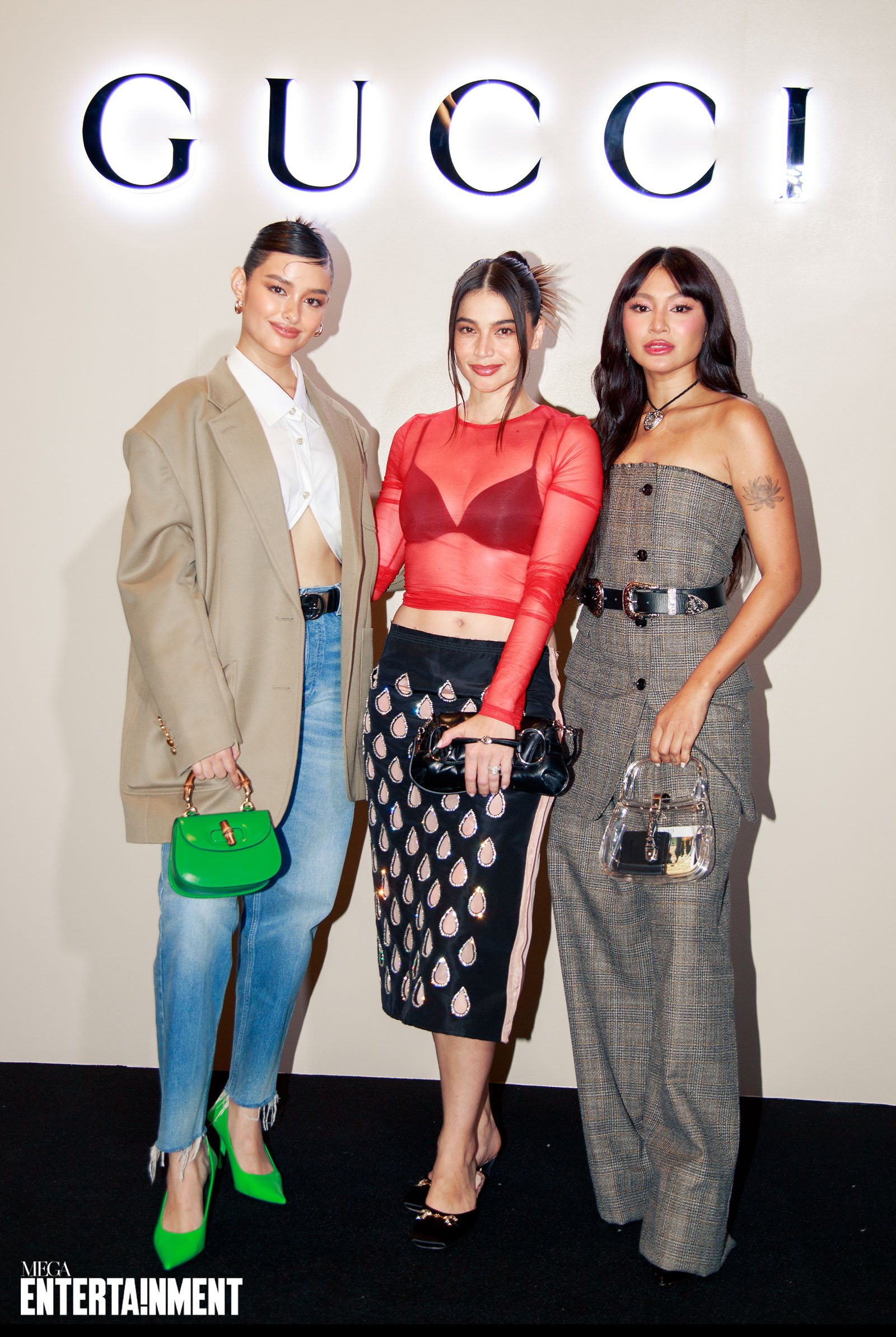 Liza, Anne, Nadine Gucci Greenbelt 