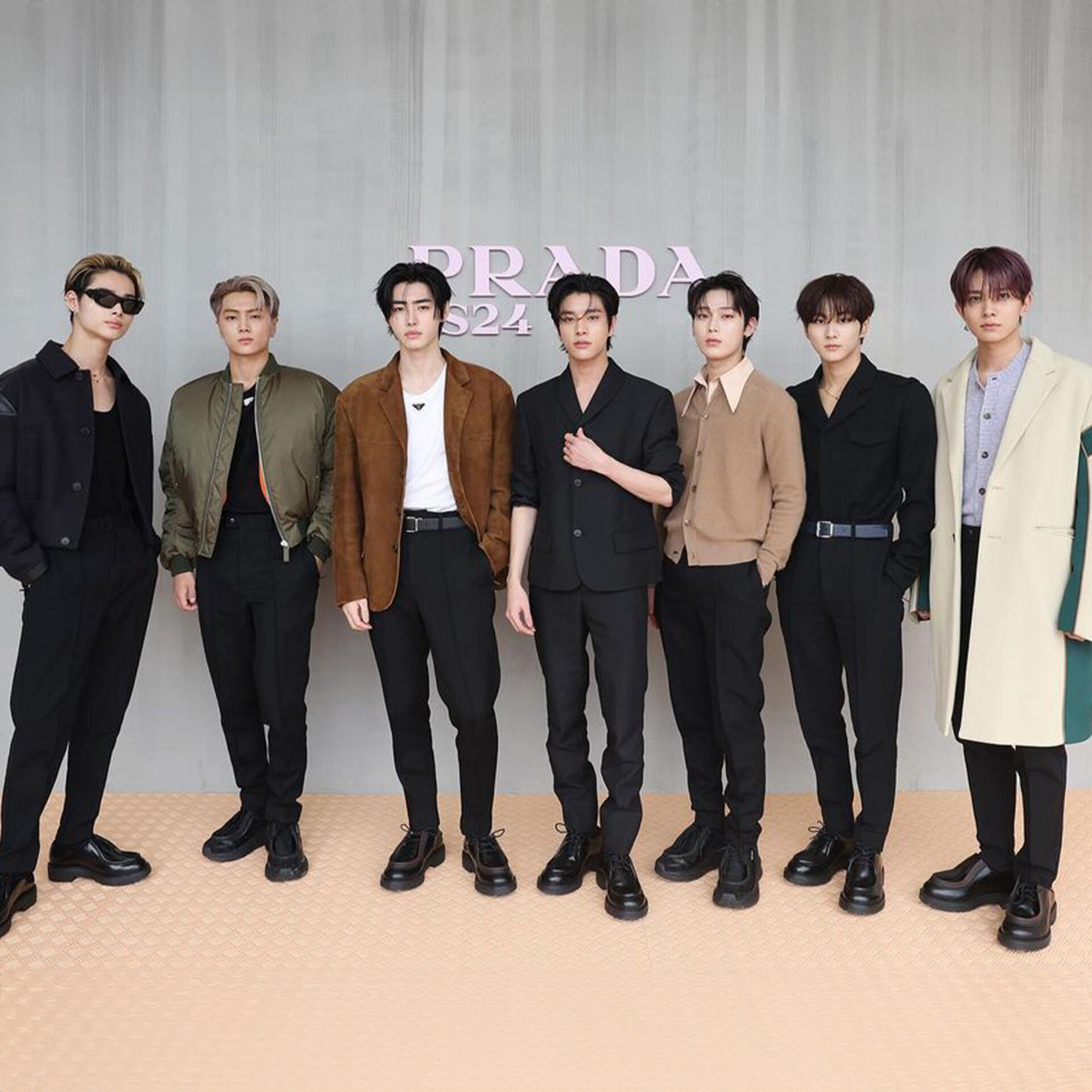Enhypen attends Prada show