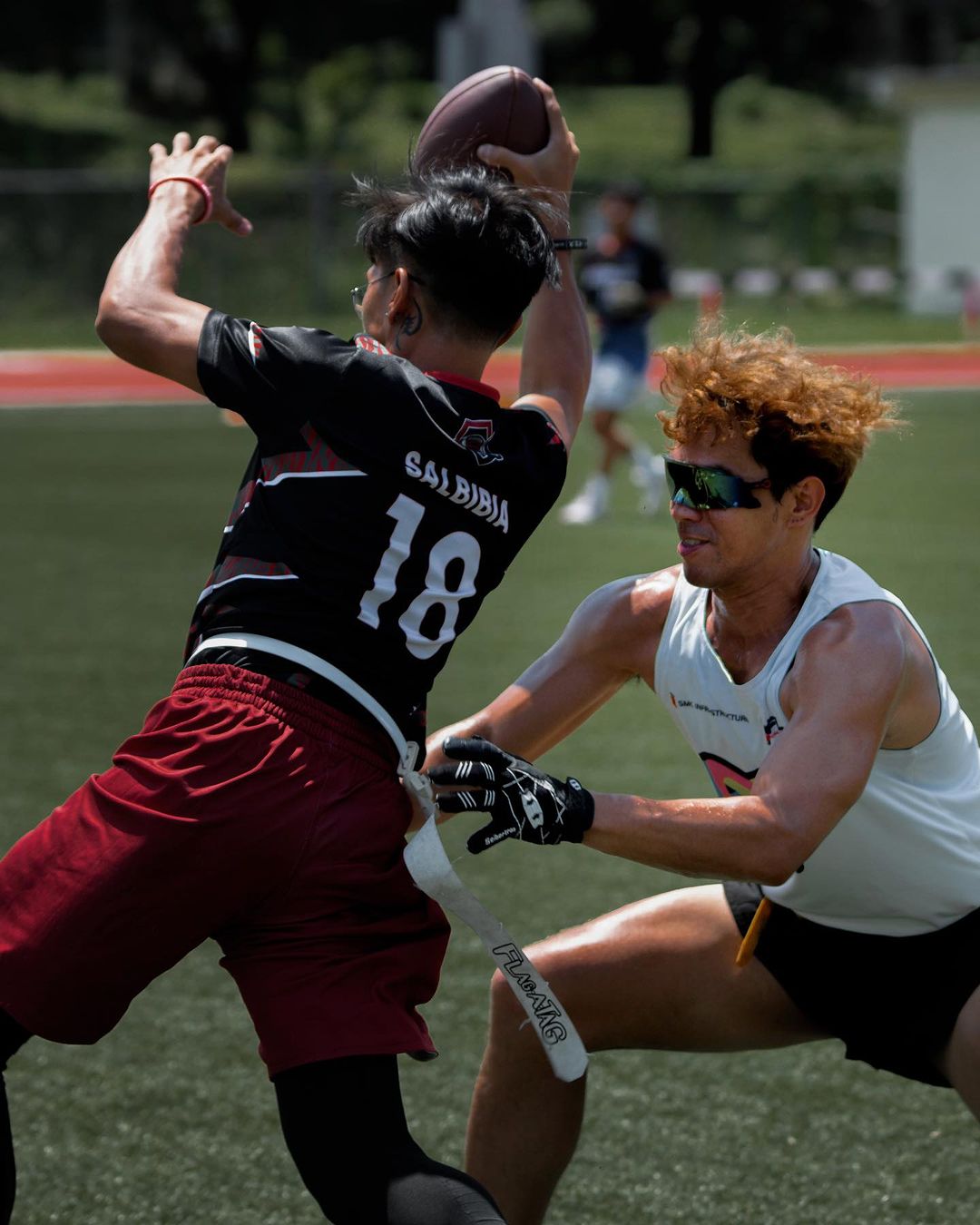 Flag football player Henric Fabros