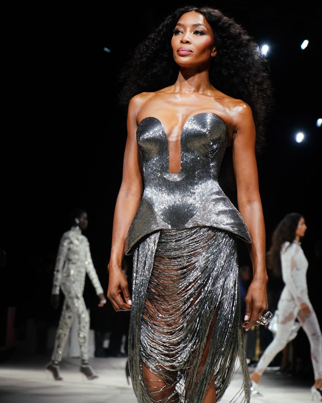 PARIS FASHION WEEK NAOMI CAMPBELL ALEXANDER MCQUEEN
