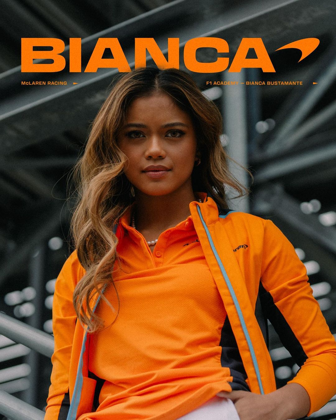 Bianca Bustamante is McLaren's first-ever female development driver