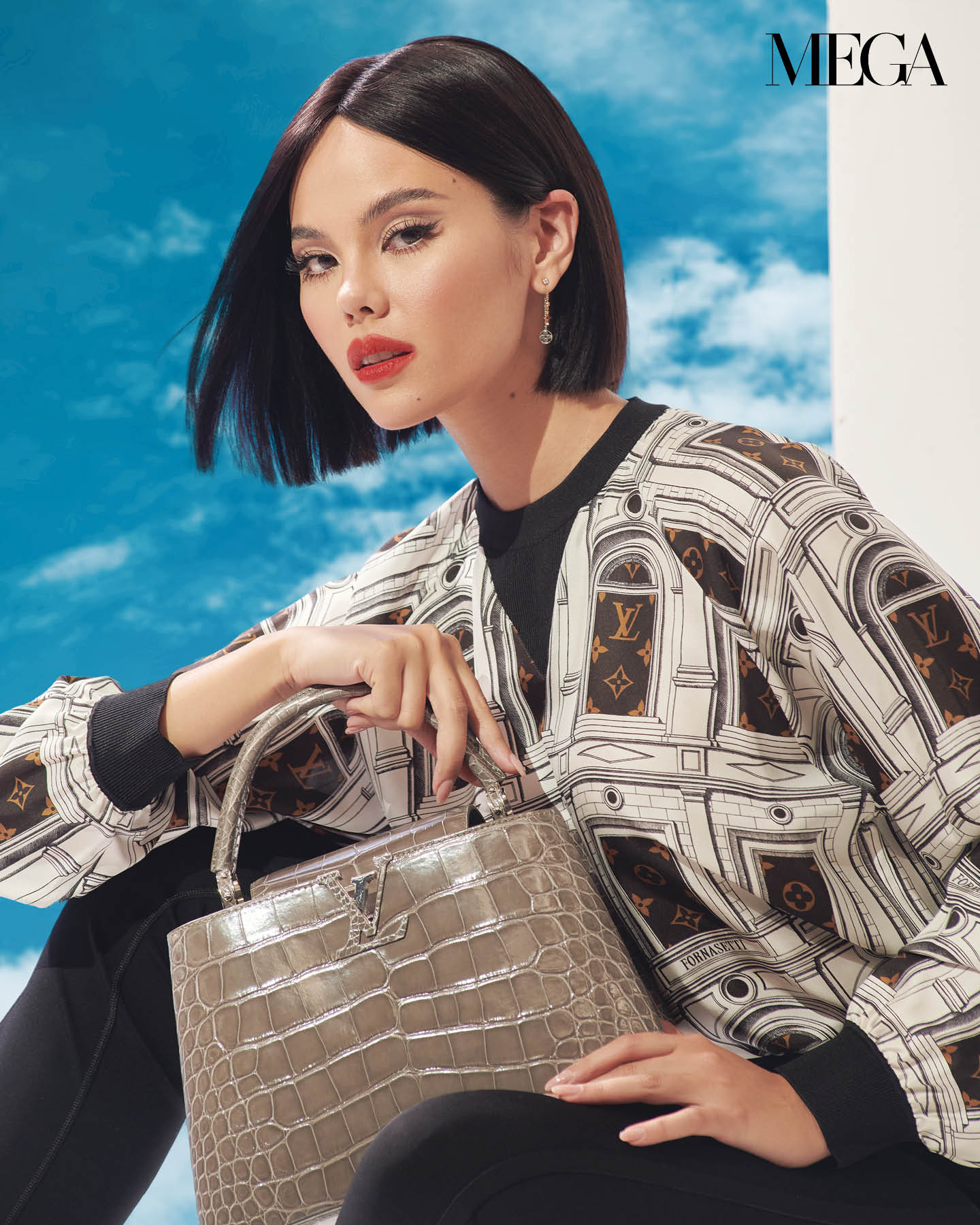 Catriona Gray MEGA Magazine editor's bob