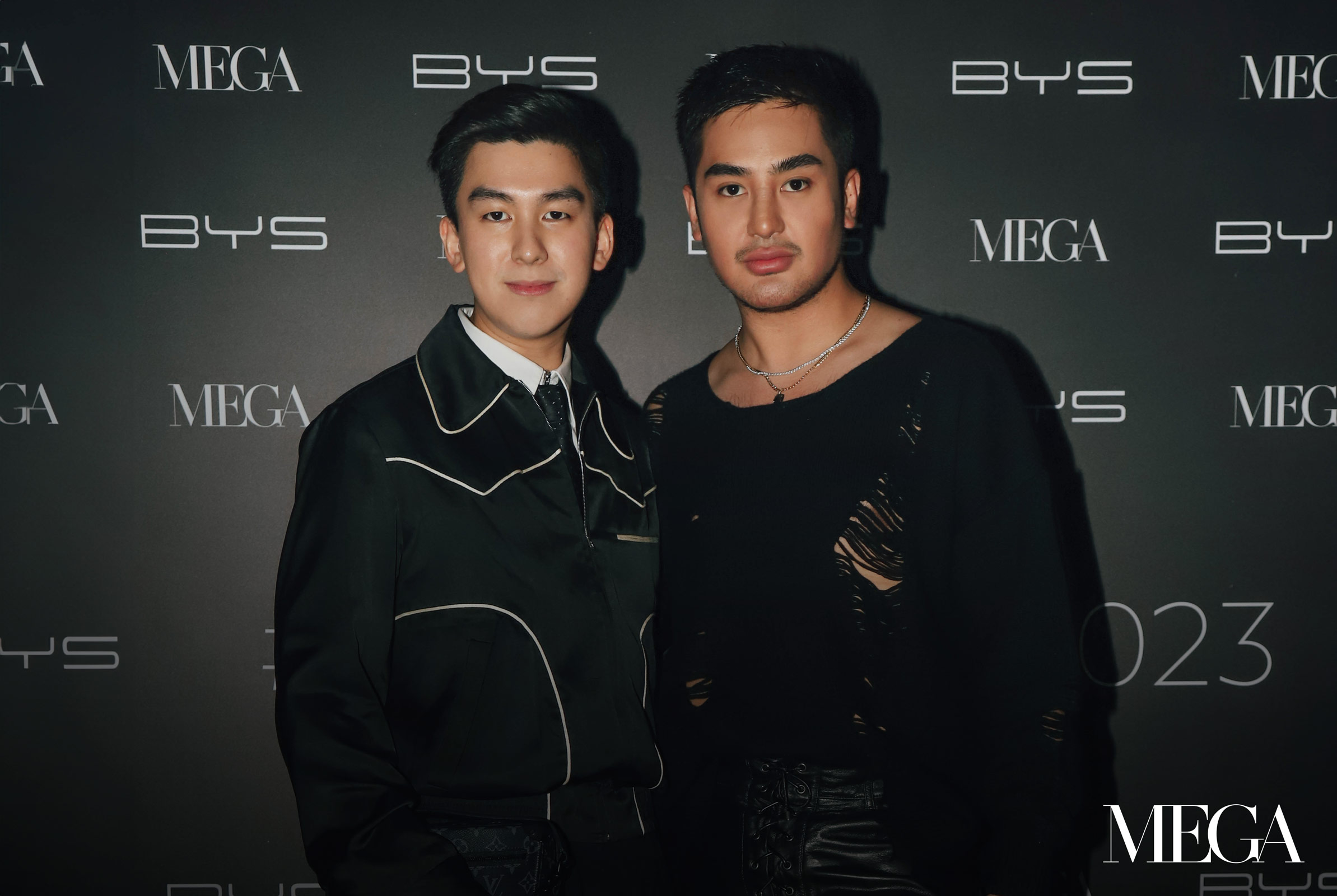 Gabbie Mariano and Justin Soriano in all-black rebel street style