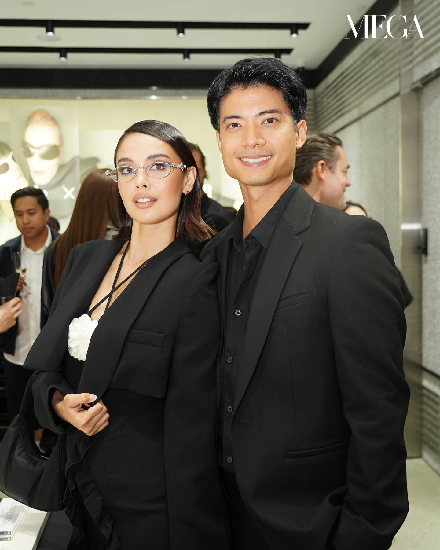 megan young and mikael daez gentle monster manila philippines
