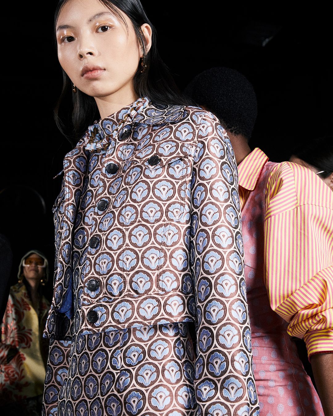 Prada Milan Fashion Week Glossy Lids