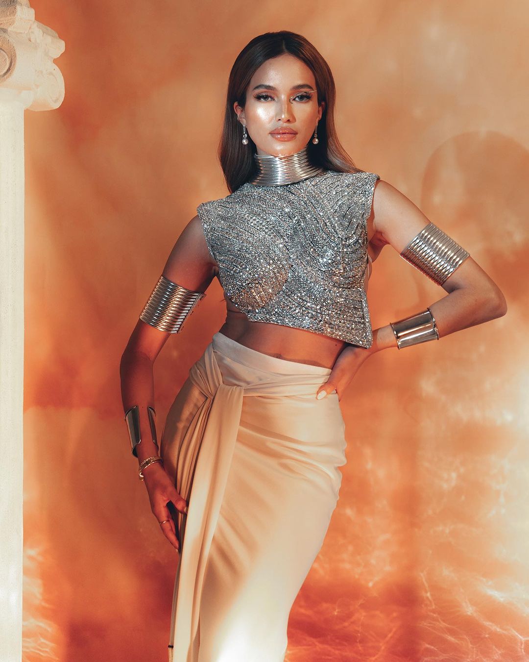 Sarah Lahbati in JustBonita, The Opulence Ball, Halloween Costume, gods and goddesses MEGA