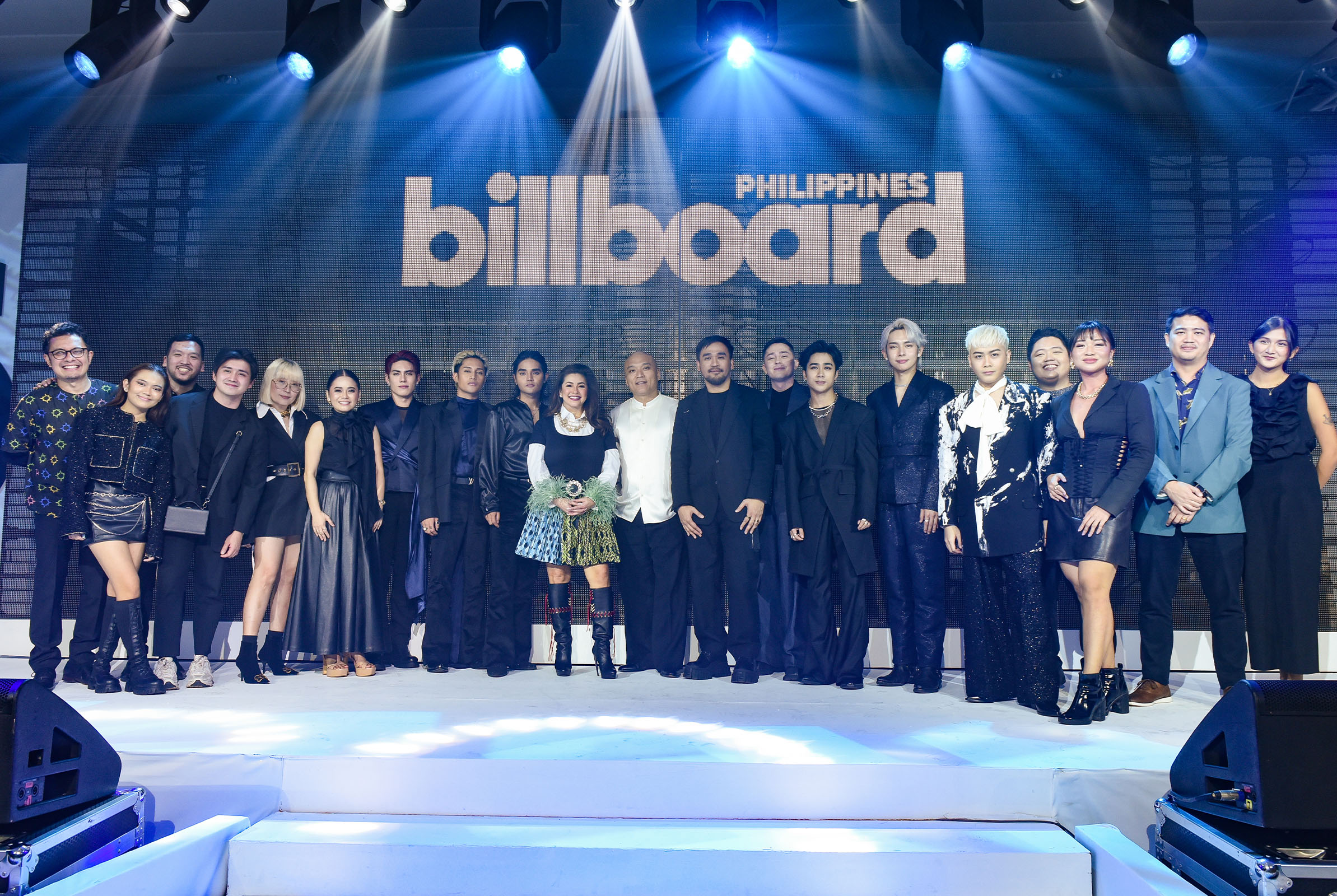 The team behind Billboard Philippines celebrates its launch with Pop Issue cover stars Regine Valesquez-Alcasid and SB19