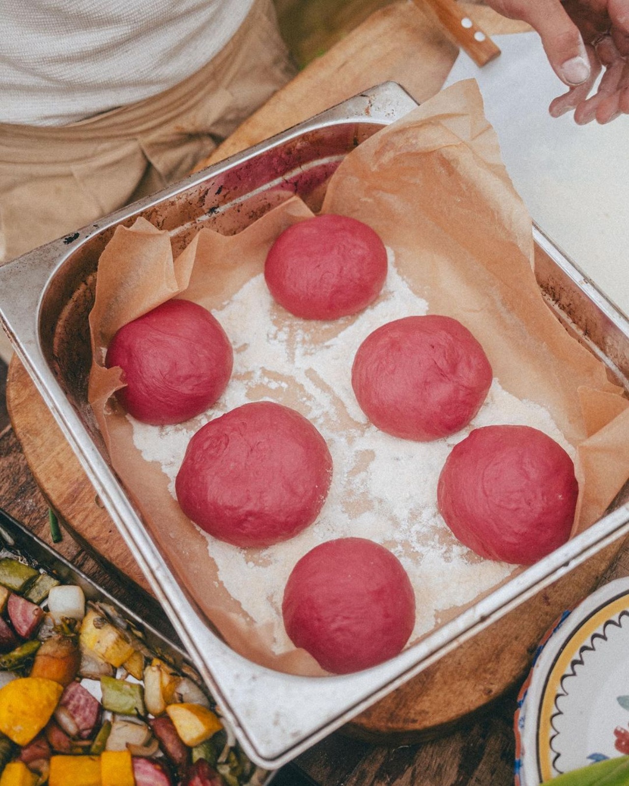 Beetroot pizza recipe for Halloween