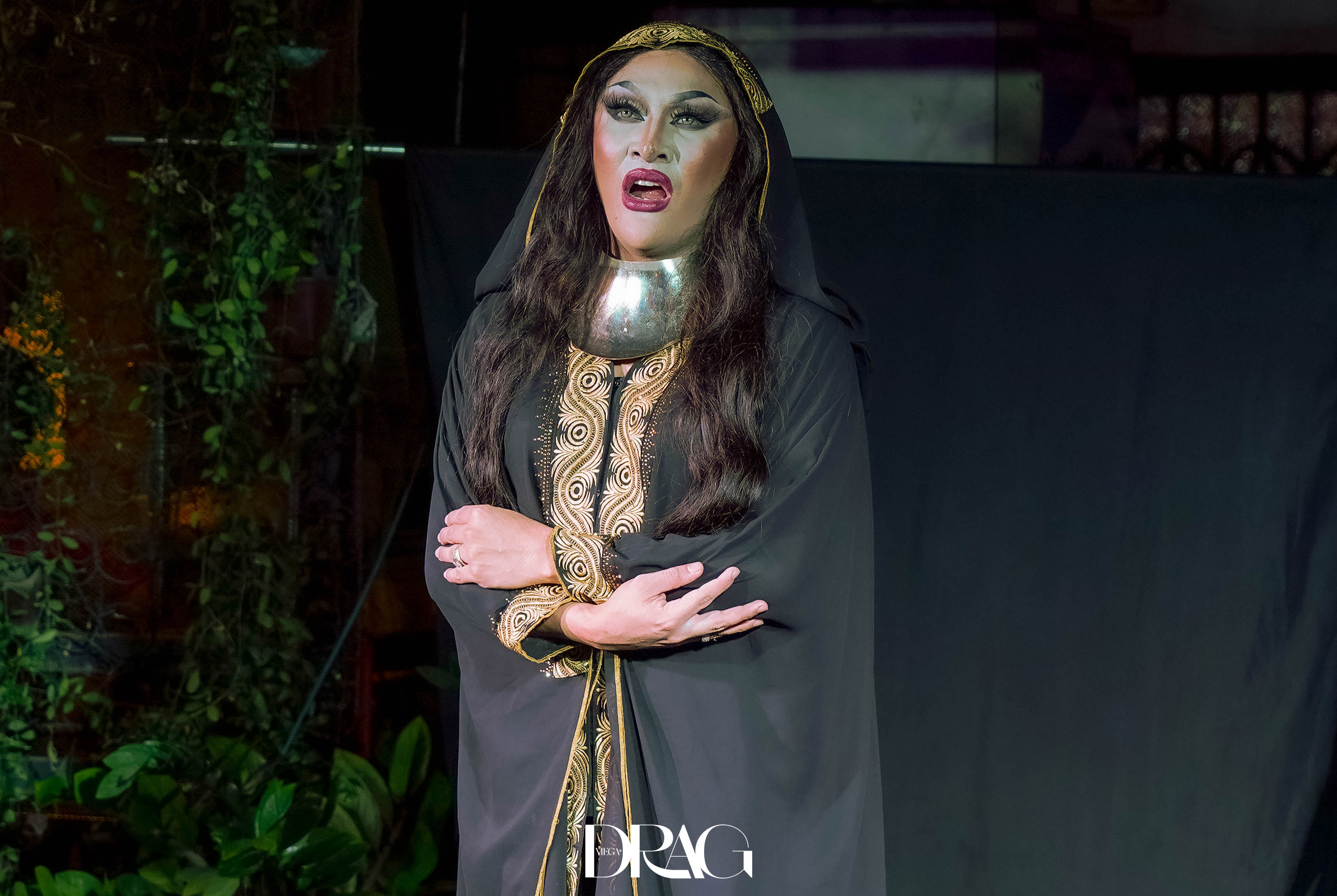lady morgana at drag show with love