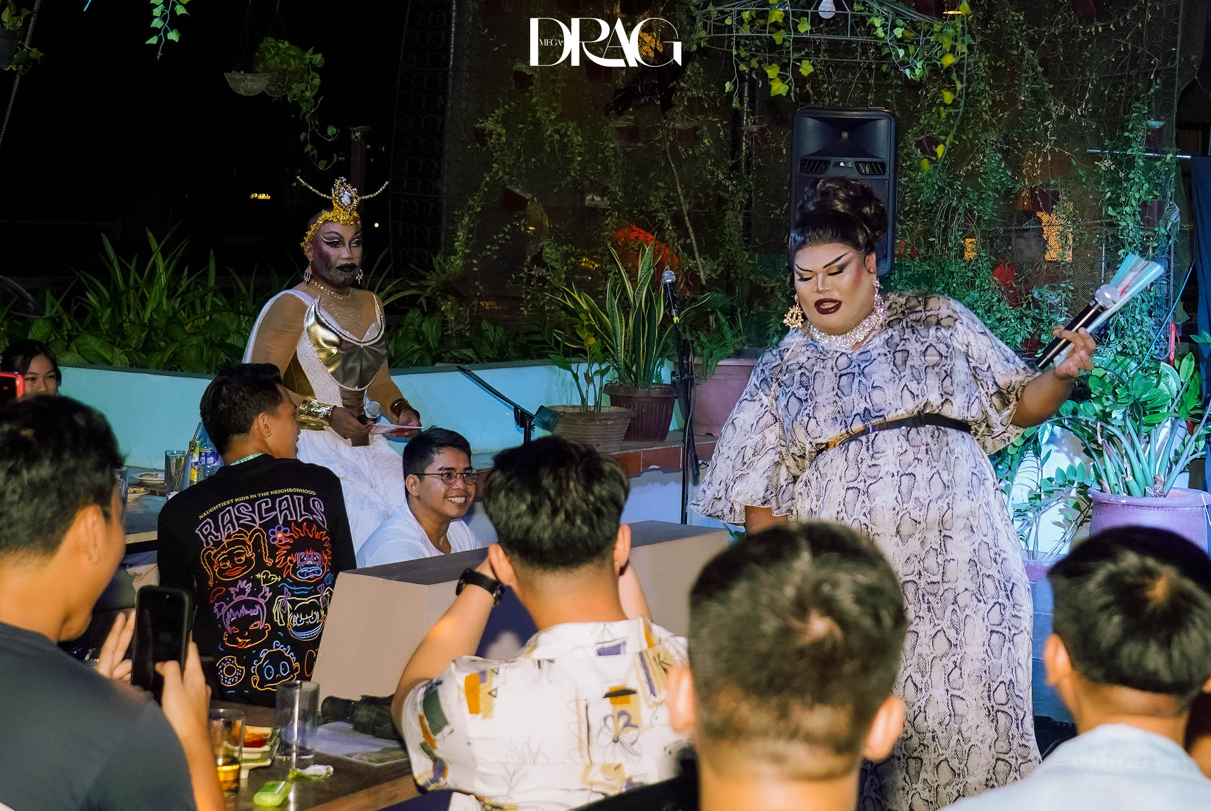 drag show with love in honor of femedas