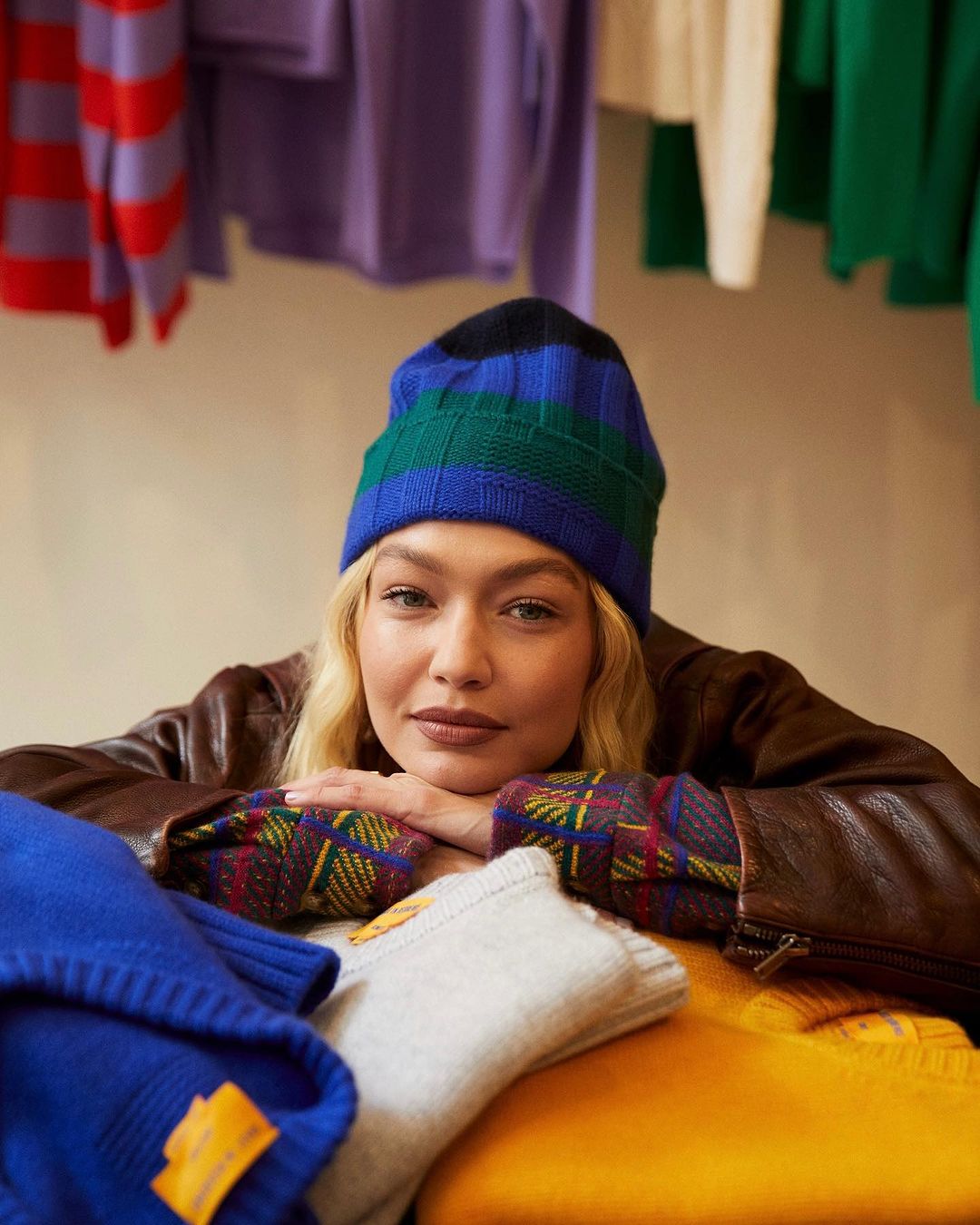 Gigi Hadid in winter loungewear Guest In Residence