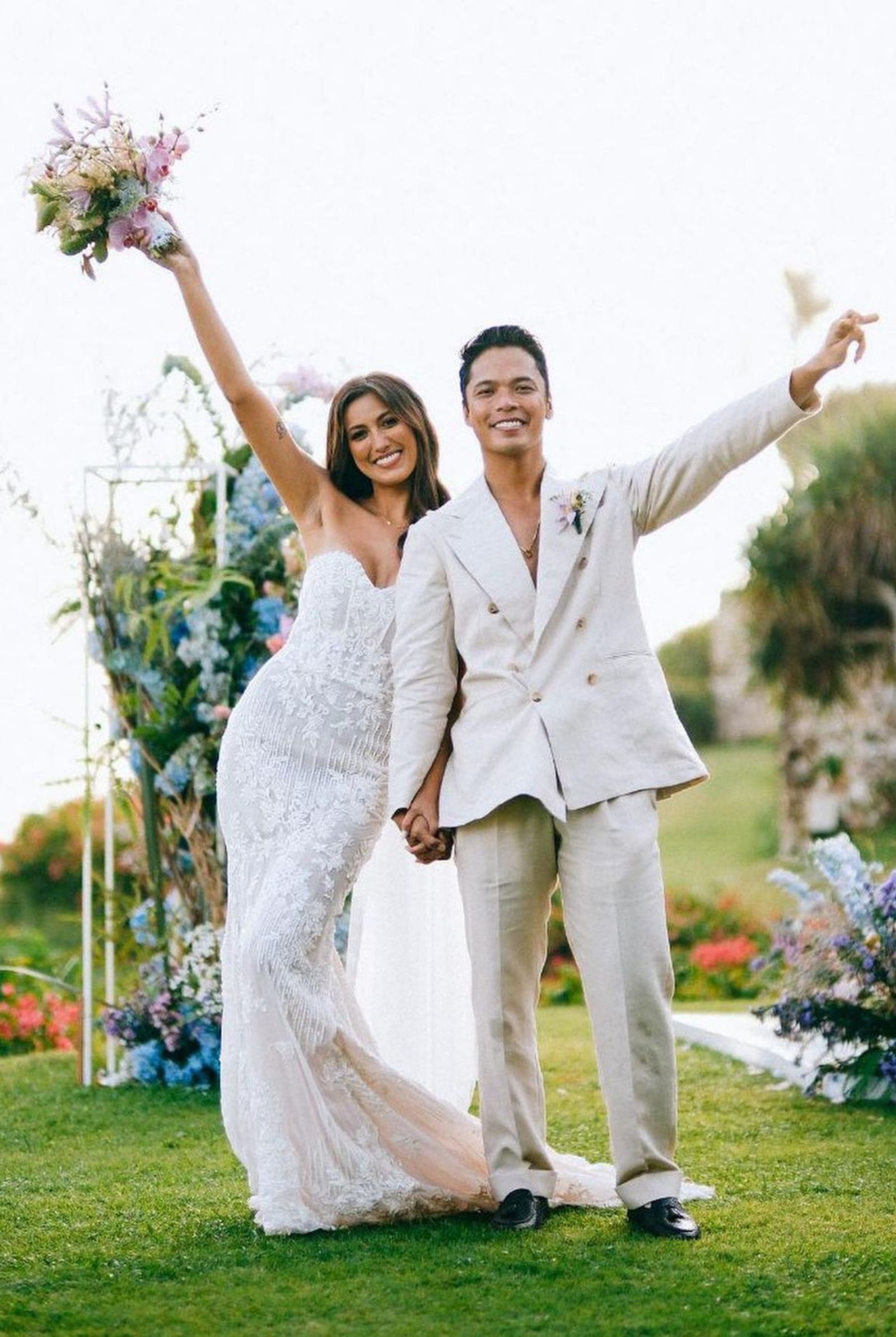 Rachel Peters and Migz Villafuerte