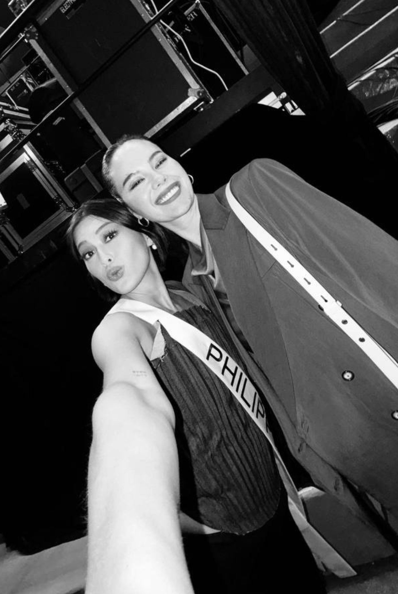 Catriona Gray and Michelle Dee