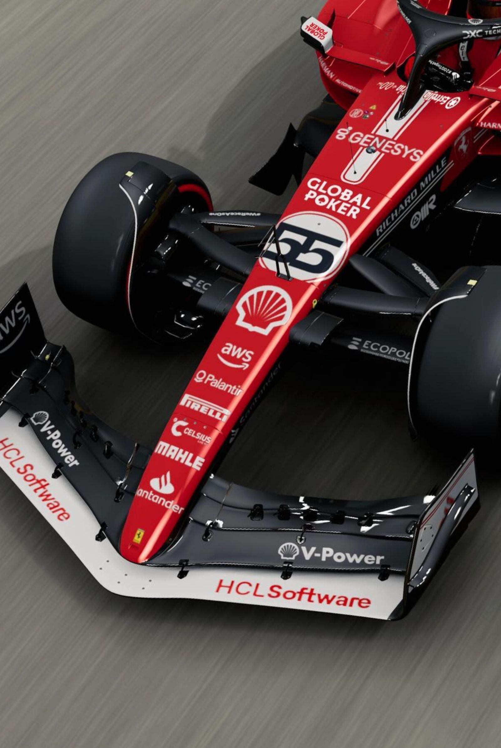 Ferrari's new colors for Las Vegas GP