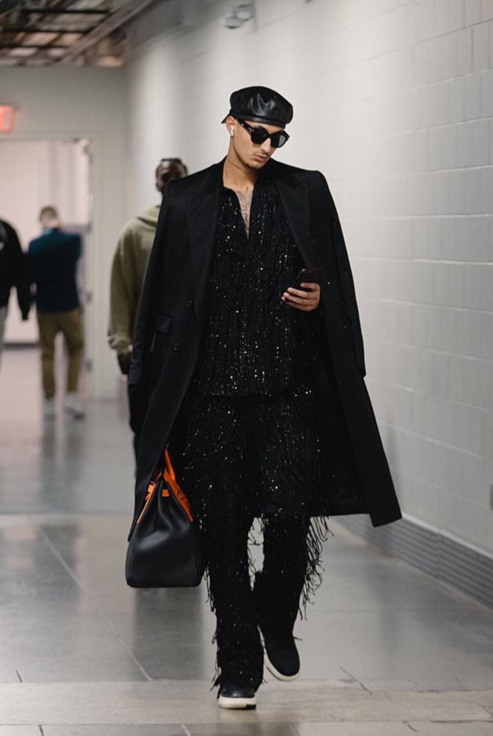 Kyle Kuzma and his HAC Birkin bag