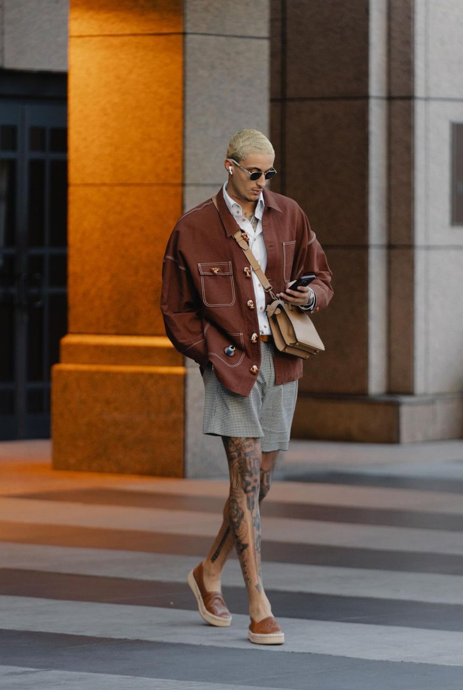 The NBA Player showcases that a stylish statement is essential to complete a look