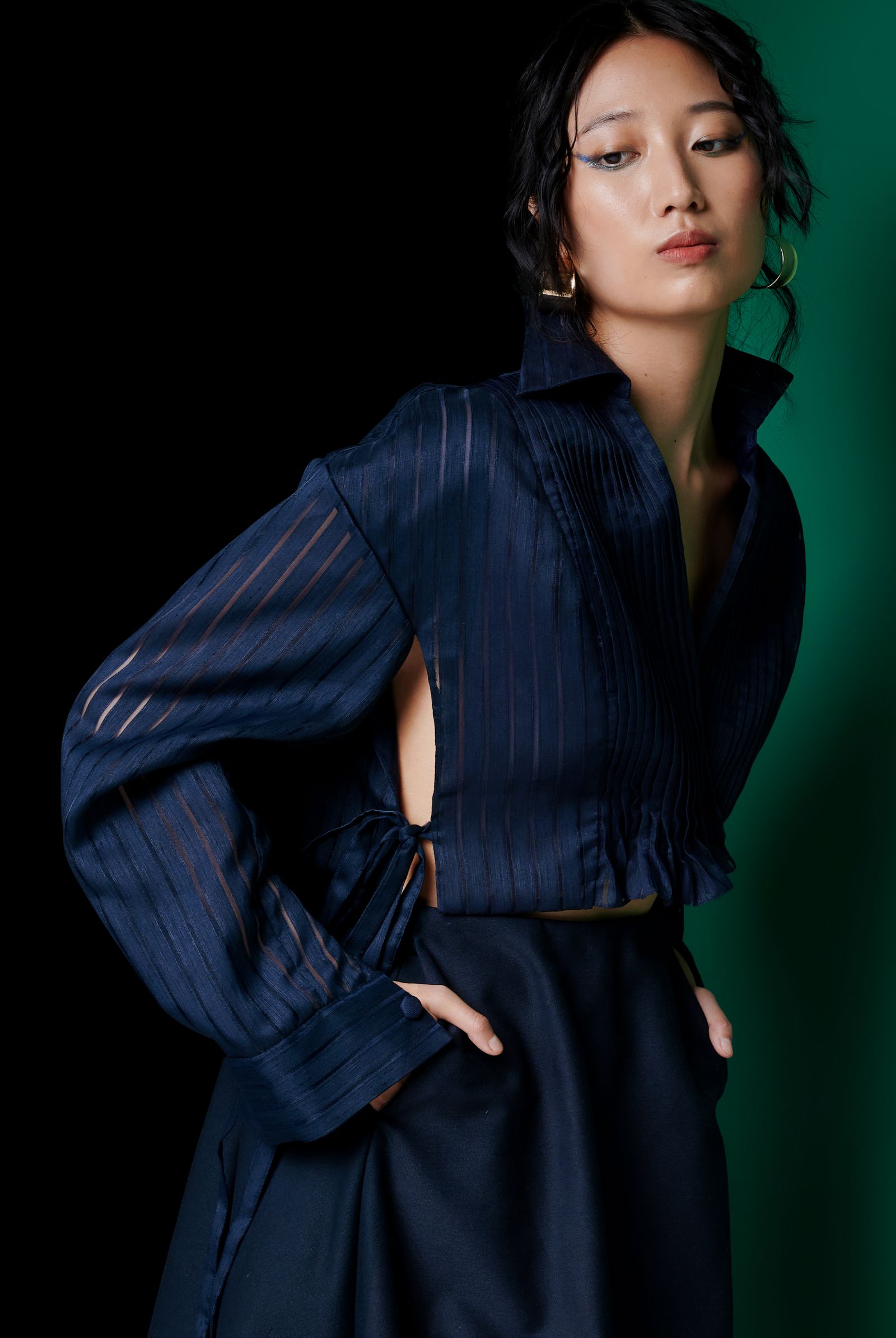 The Victoria top with an open side