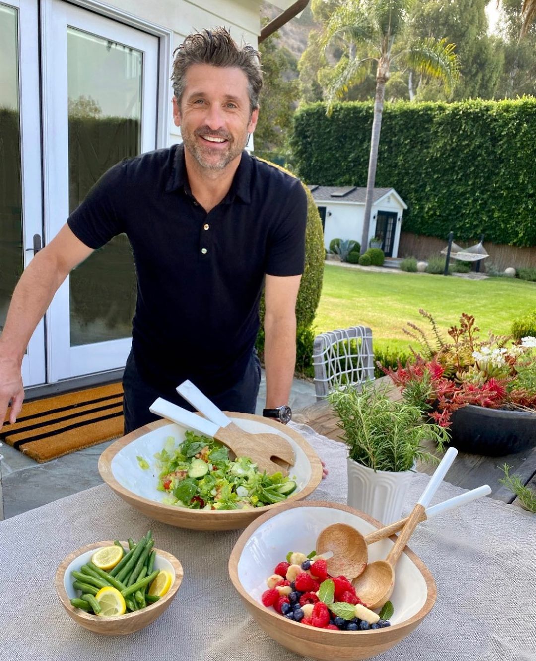 Patrick Dempsey eats clean MEGA