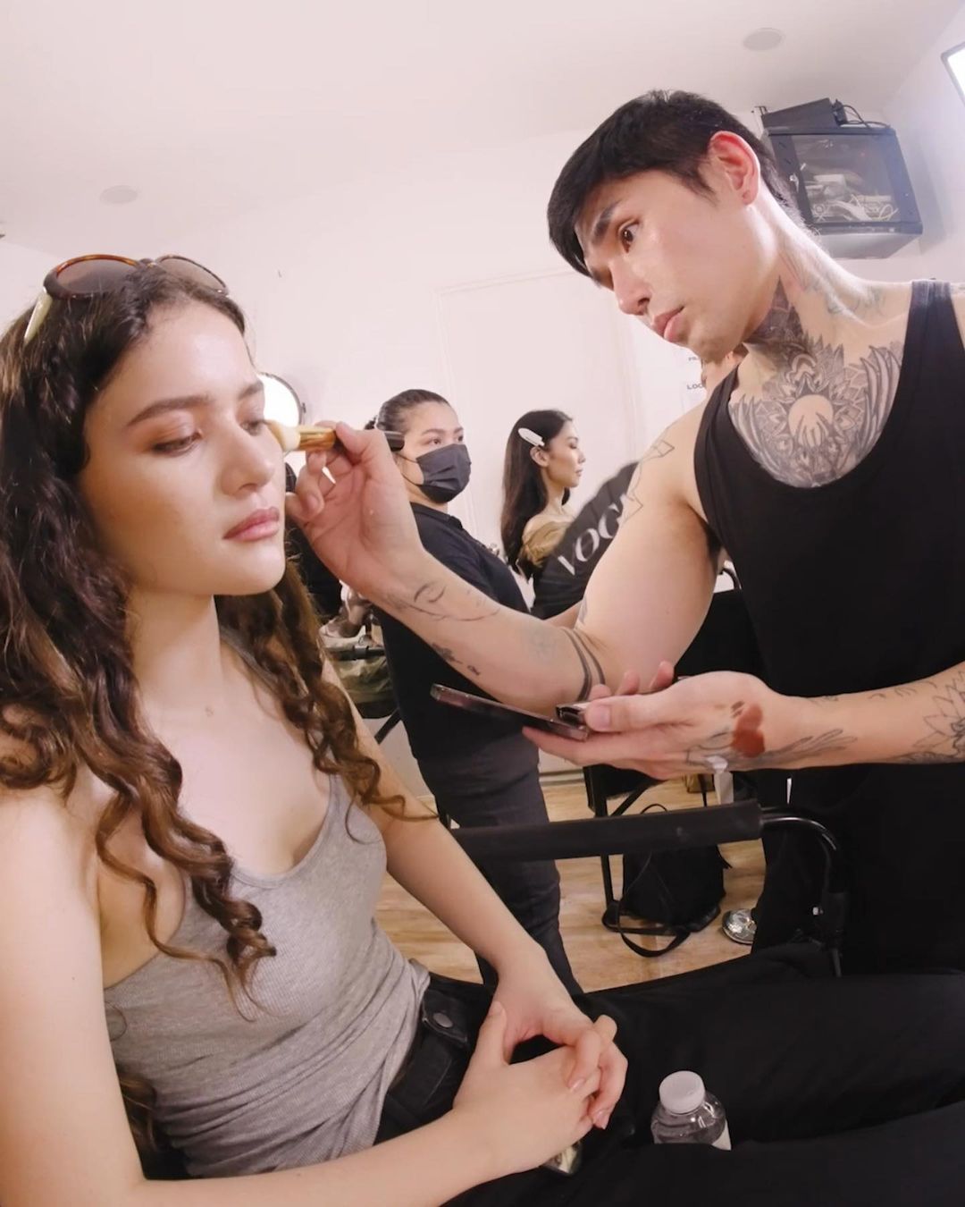 Makeup artist Mark Kingson Qua
