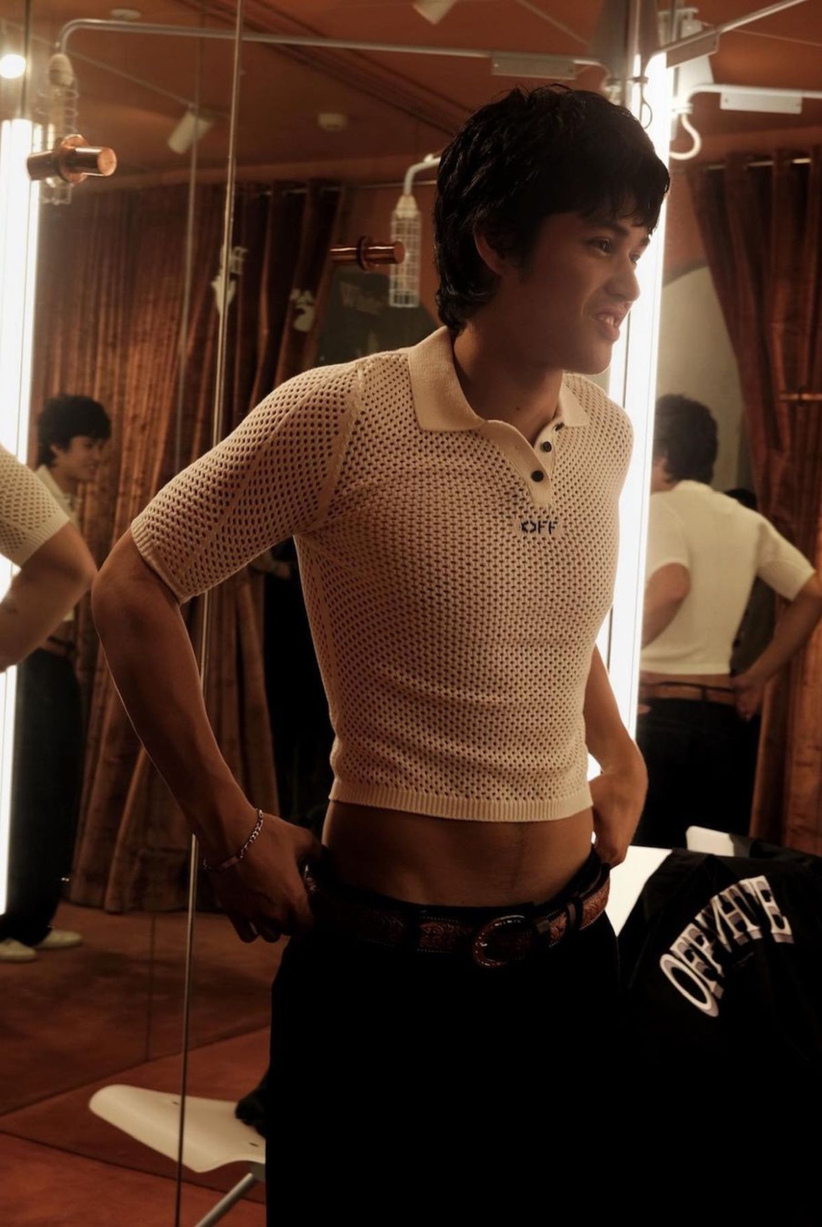 Kyle Echarri cropped top