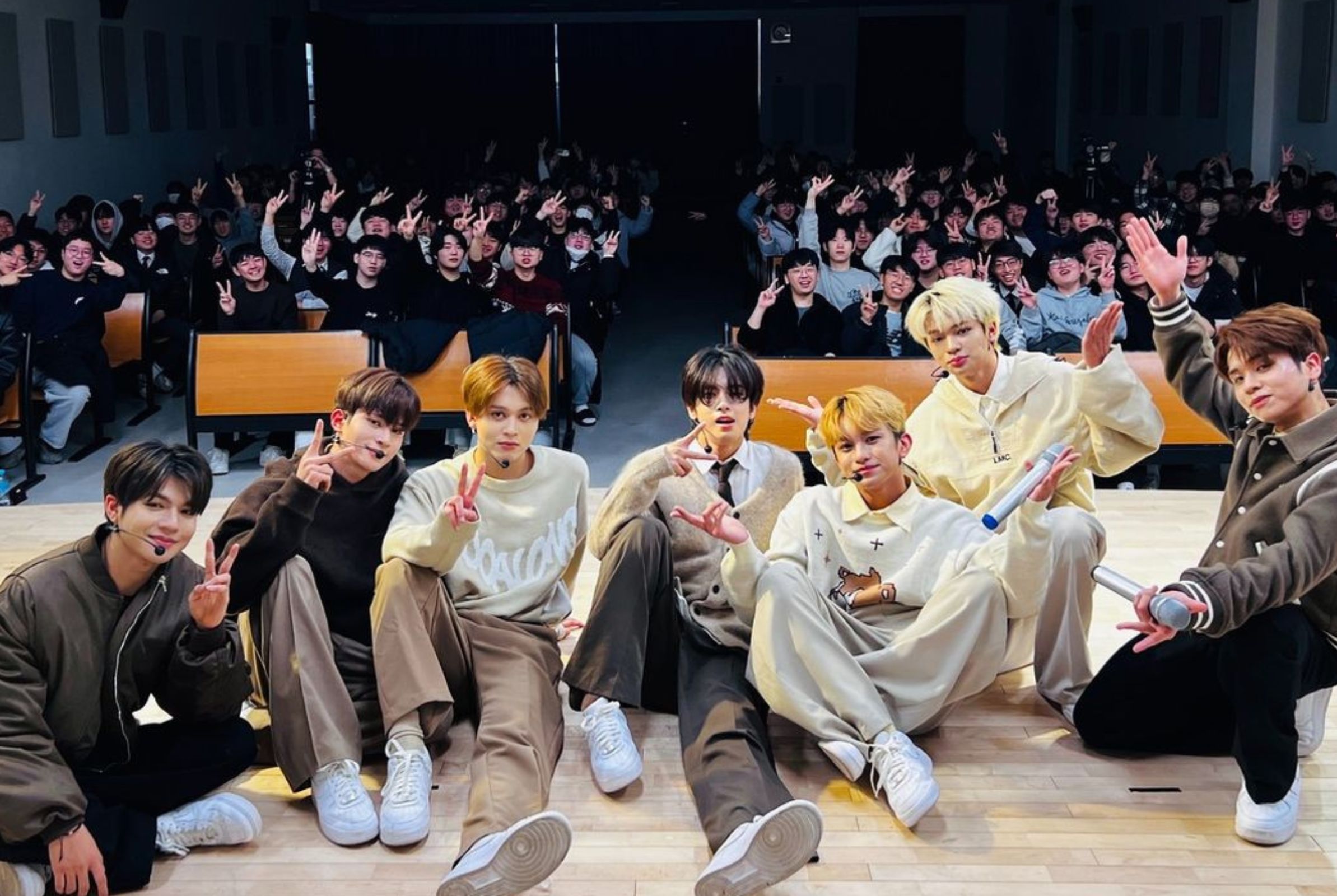 The group performs for their Korean fans