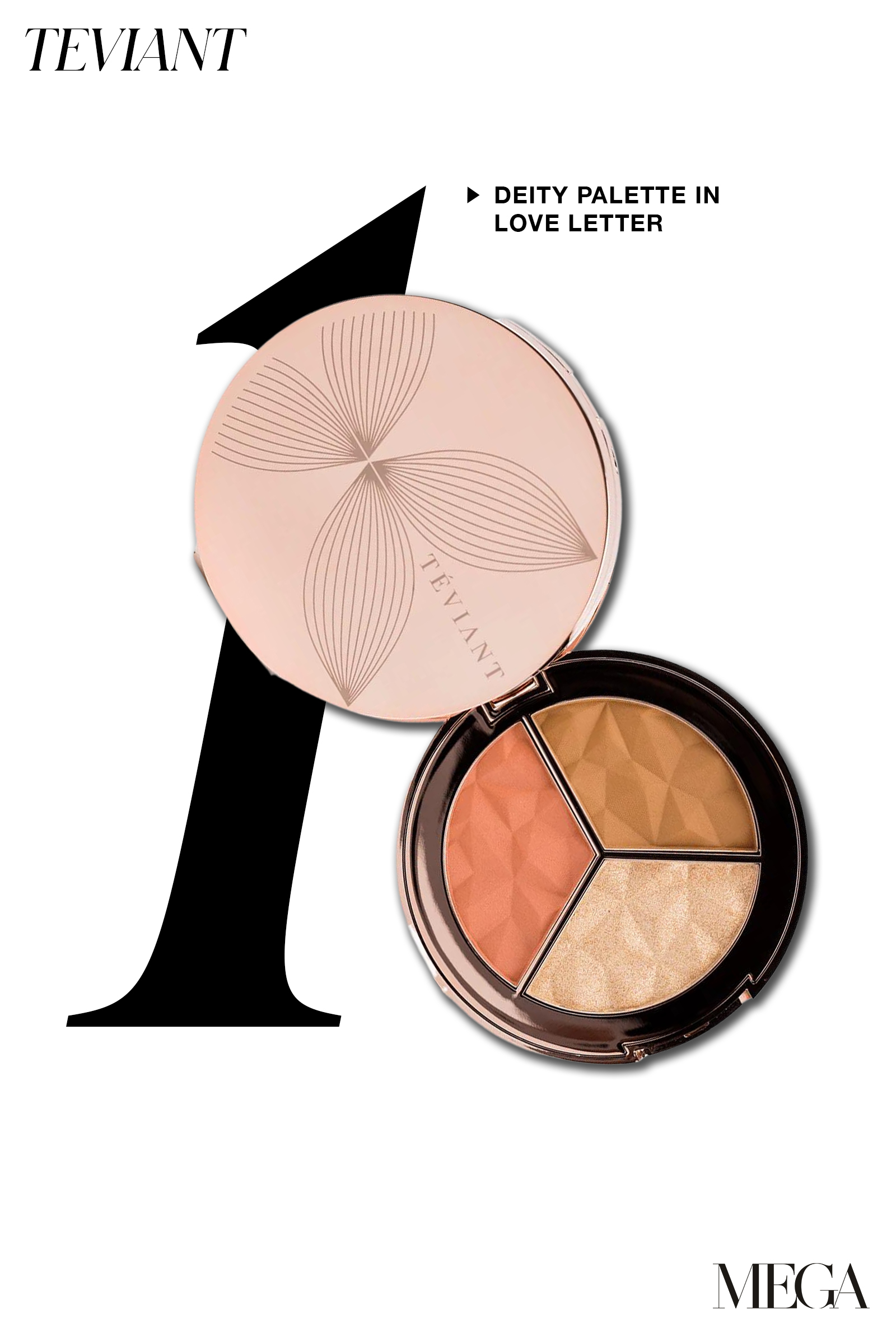 Teviant Deity Palette in Love Letter, Peach Fuzz