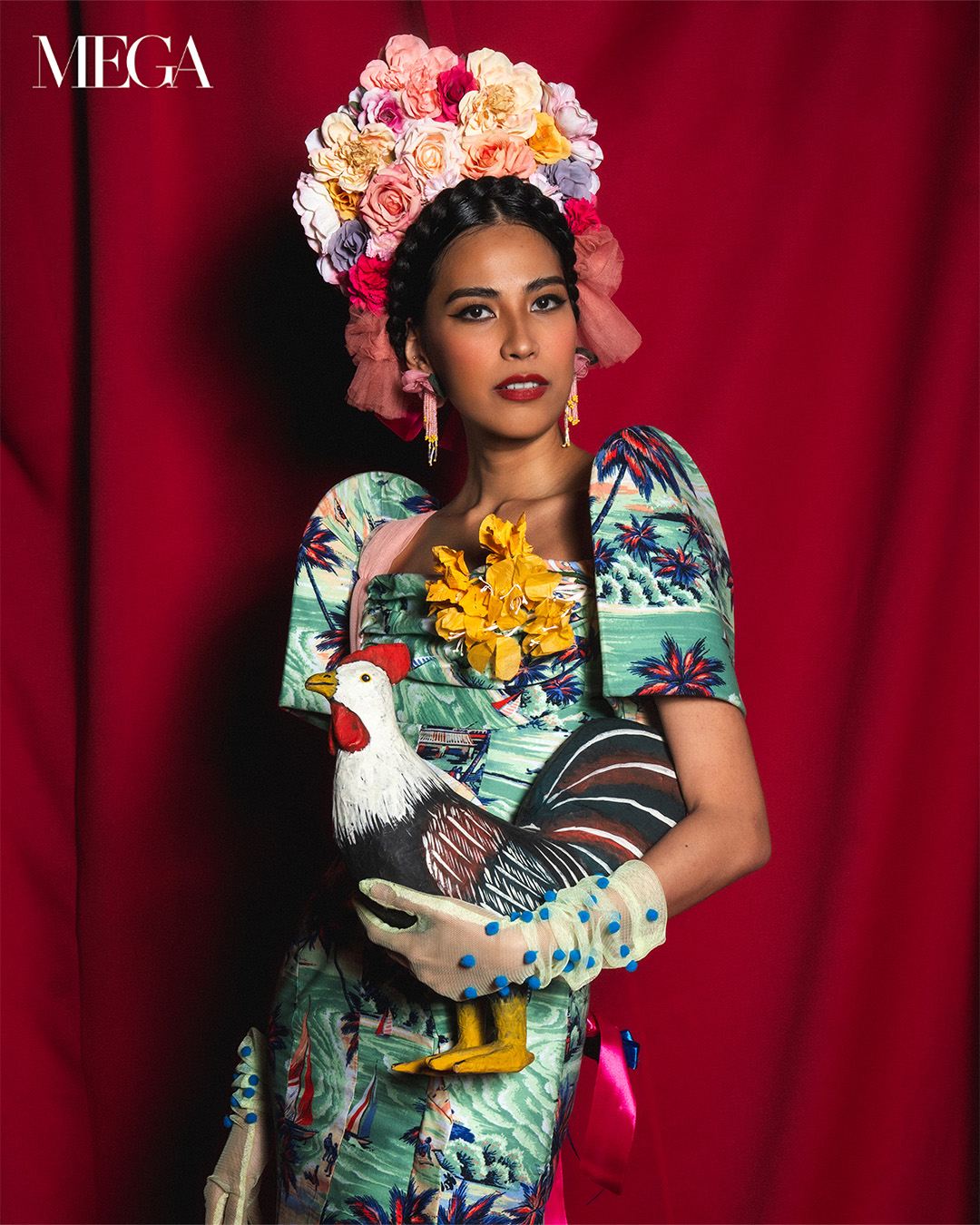 Lesley Mobo celebrates Filipino style with terno show