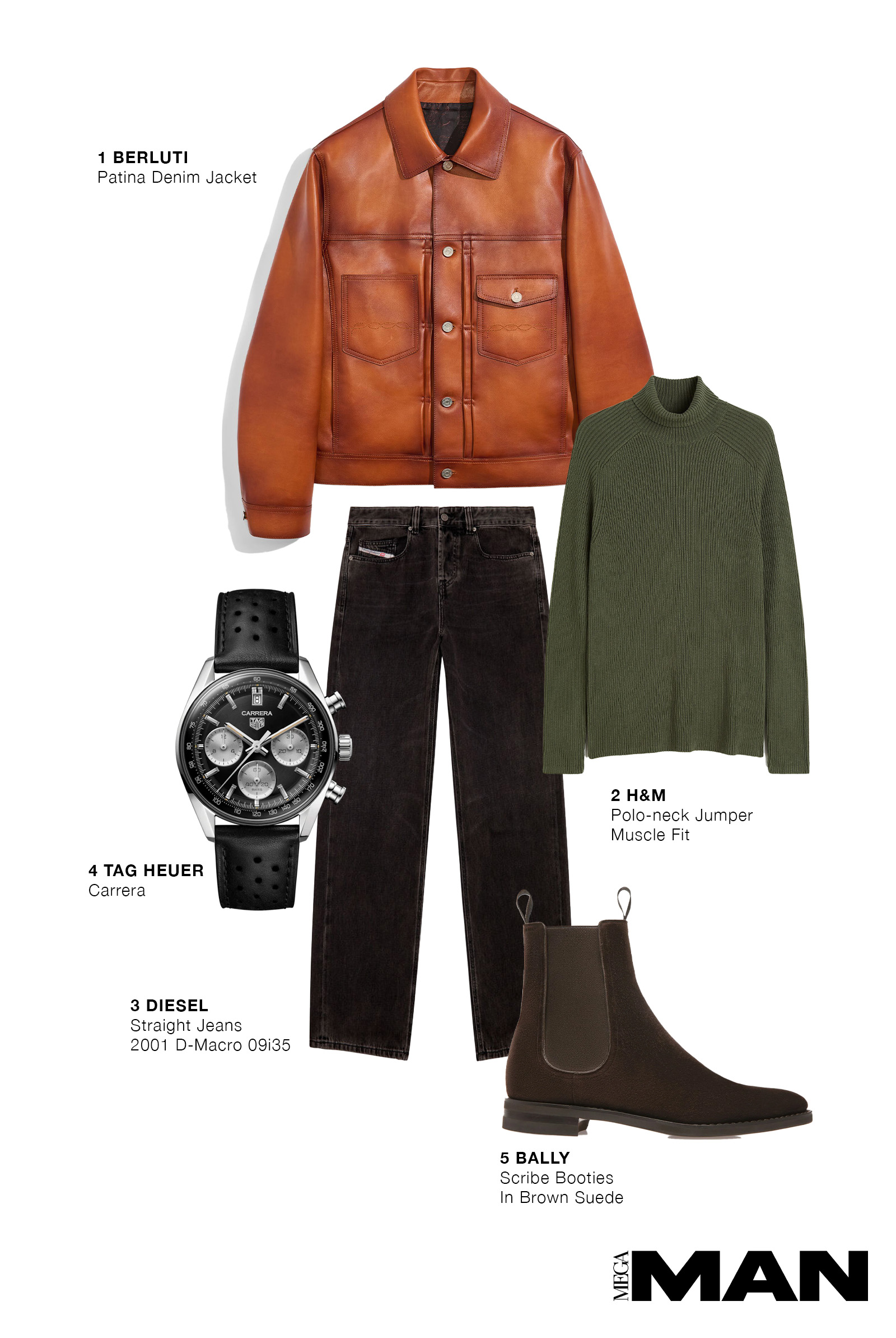 Holiday outfit - Forest Green and Rust