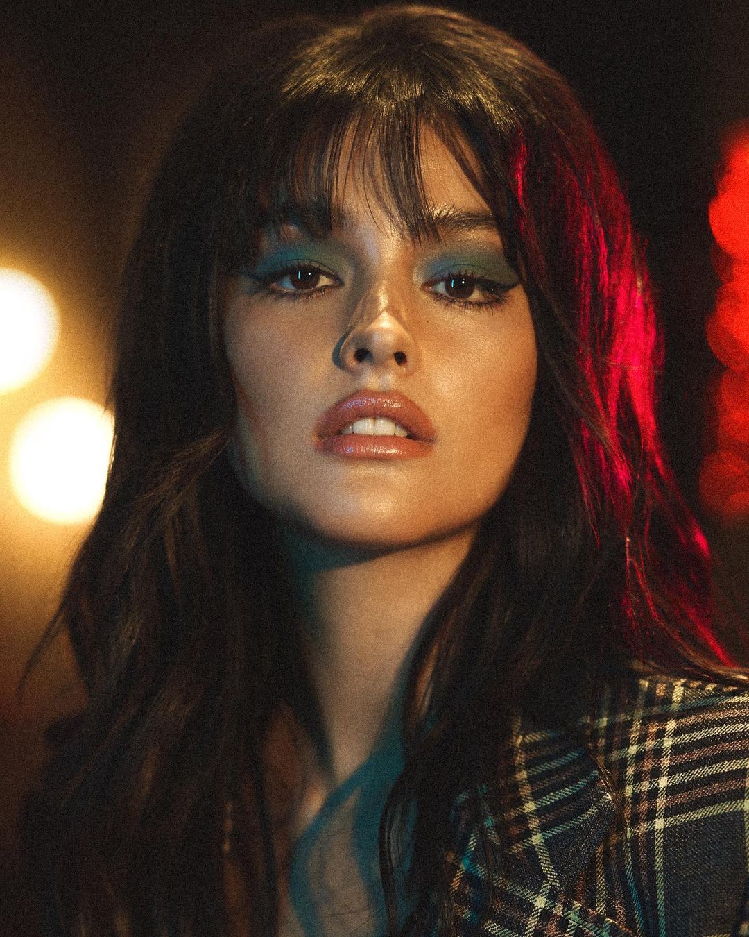 Liza Soberano with blue eyeshadow