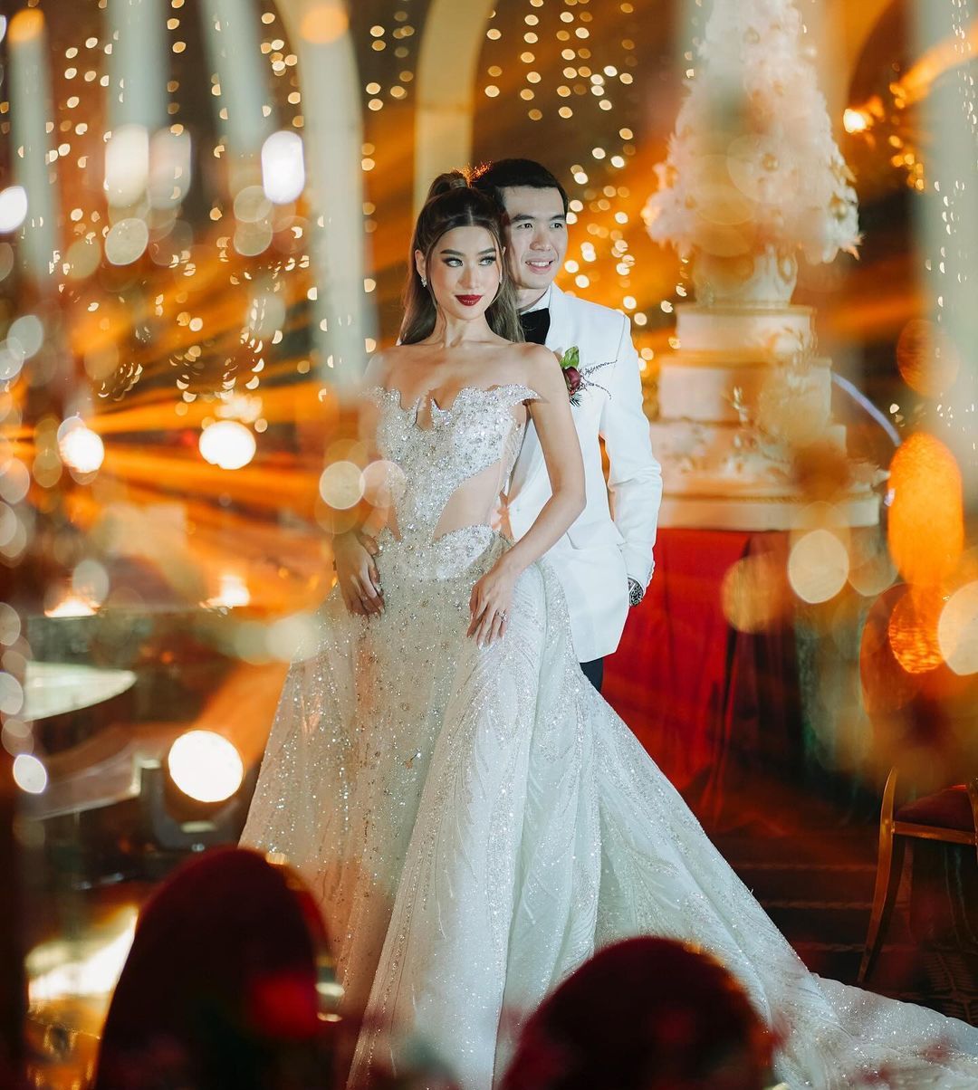 Janeena Chan’s Bridal Looks in Her Christmas-Themed Wedding