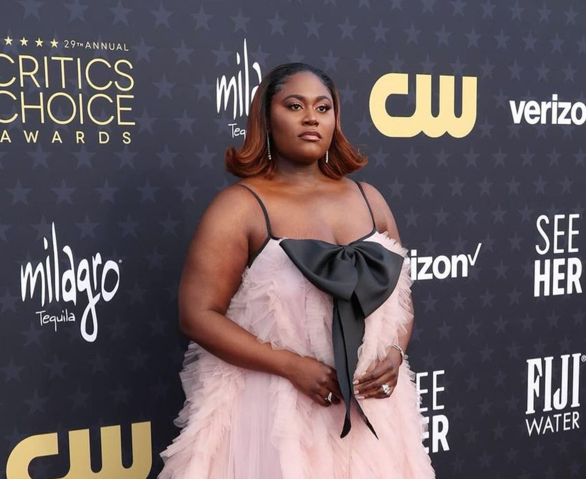 Danielle Brooks wearing Monsoori at the 2024 Critics Choice Awards