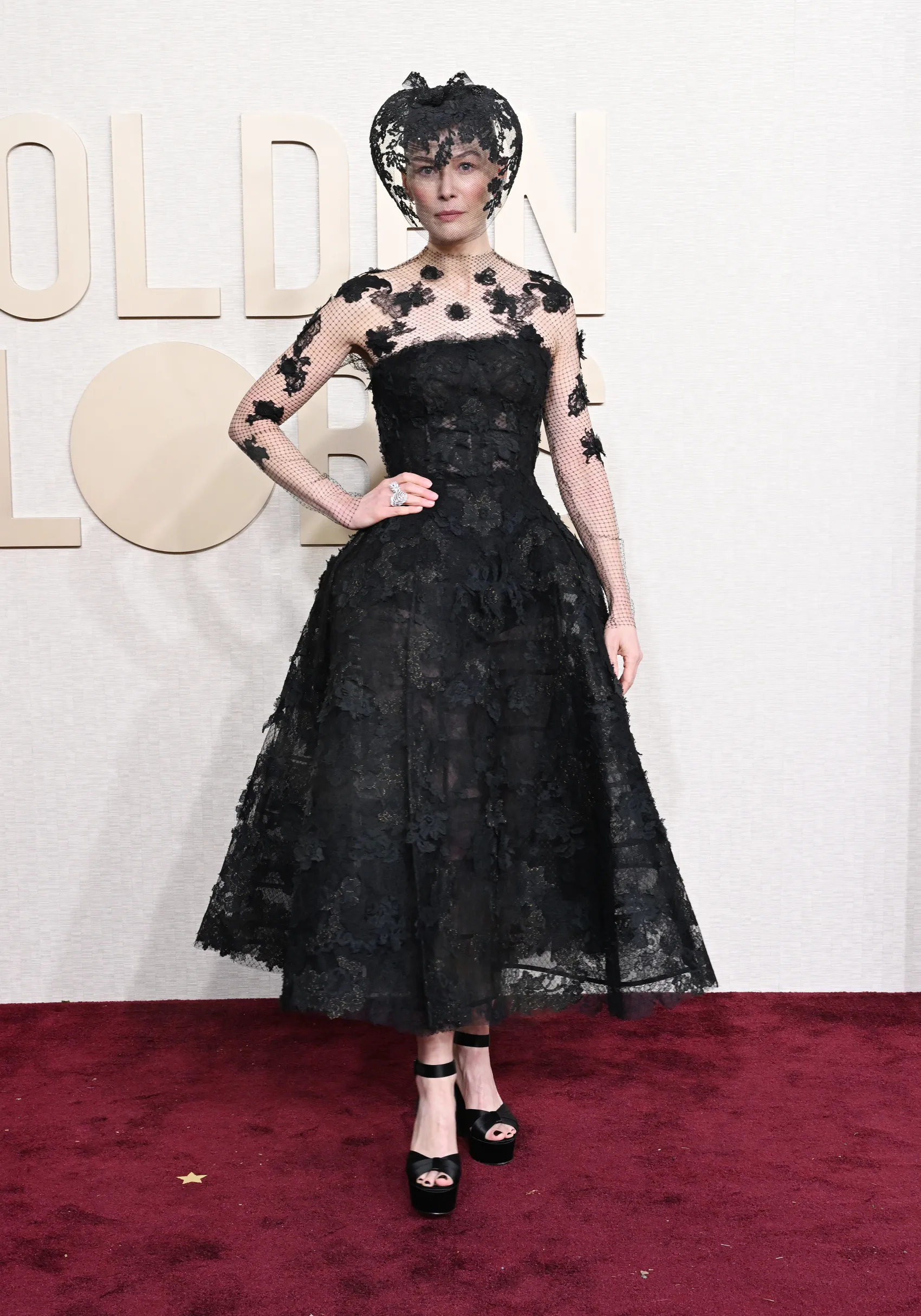 MEGA’s Best Dressed List For the 2024 Golden Globes ROSAMUND PIKE DIOR
