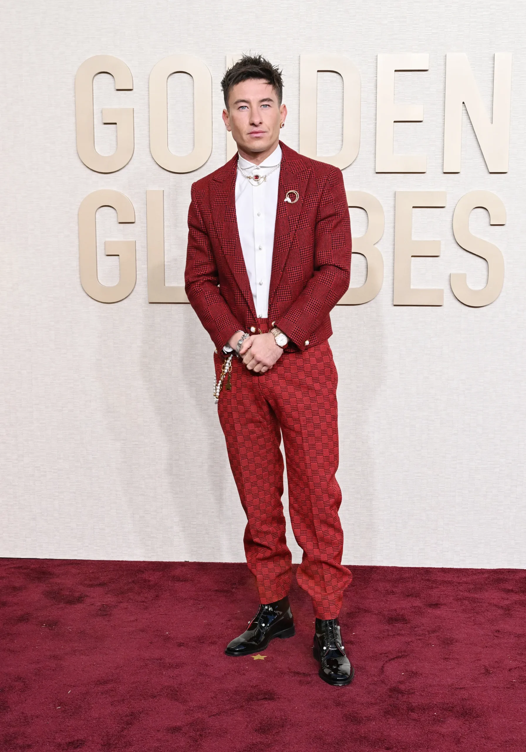 MEGA Man’s Best Dressed Men at the 2024 Golden Globes BARRY KEOGHAN LOUIS VUITTON