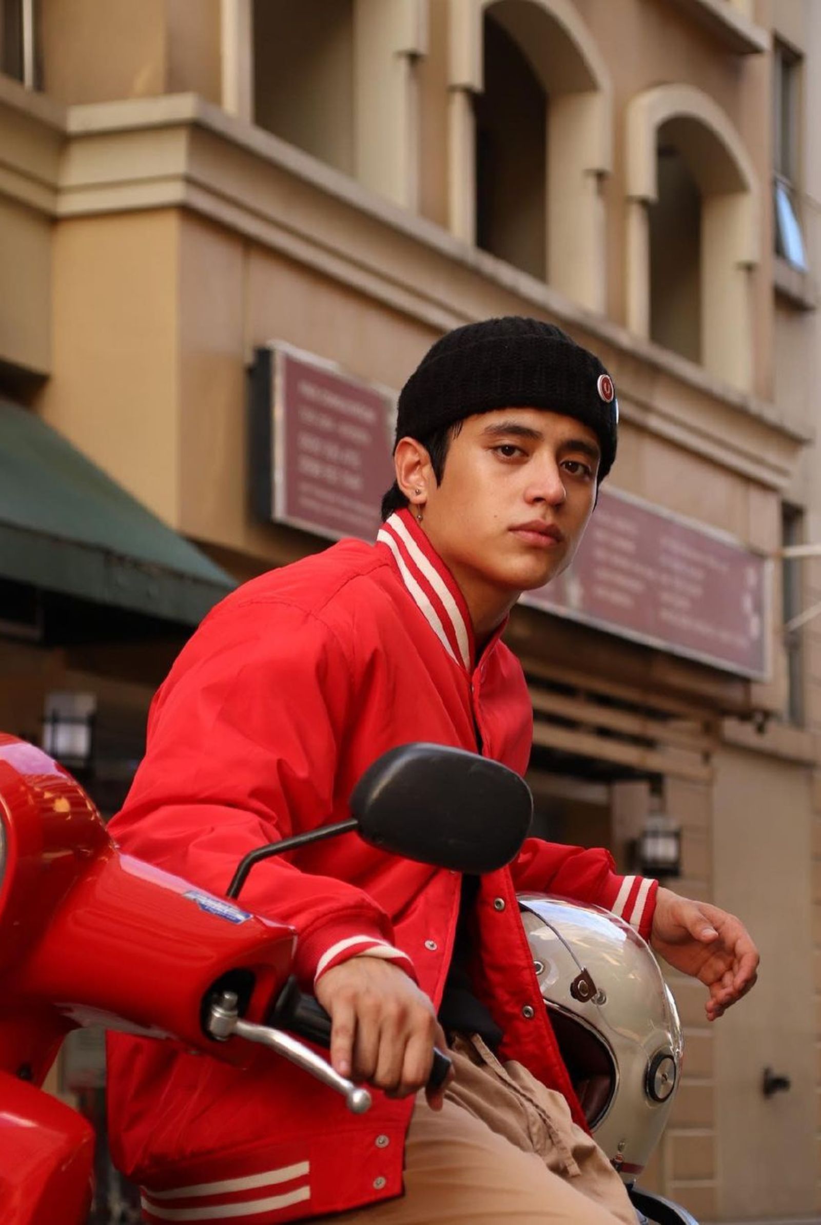 The actor shares the simple story of getting his hands on a Honda CRF150L, his first motorcycle
