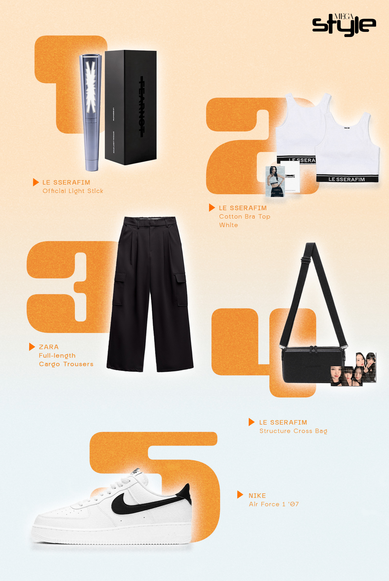 Le Sserafim concert outfit 