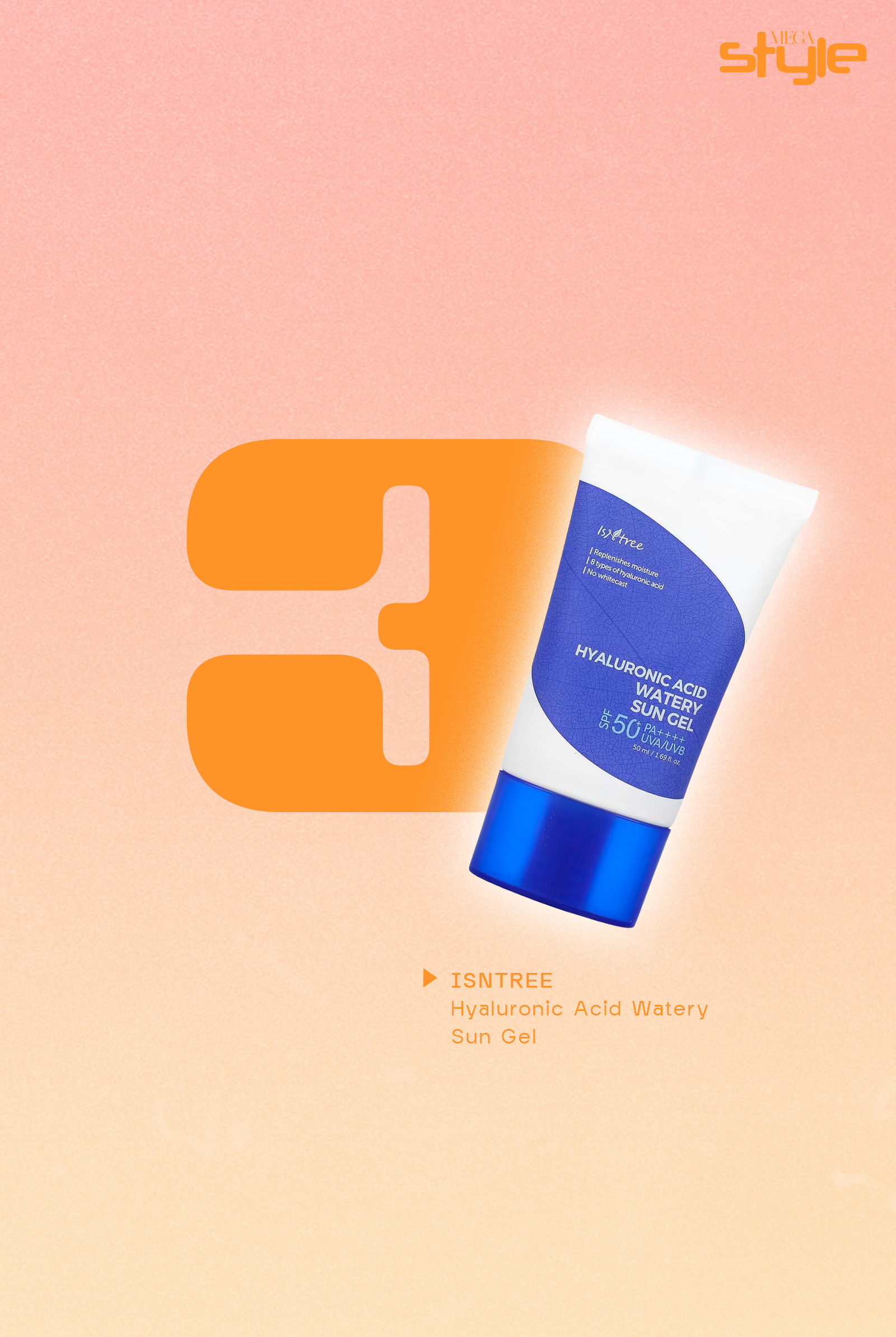 ISNTREE Hyaluronic Acid Watery Sun Gel