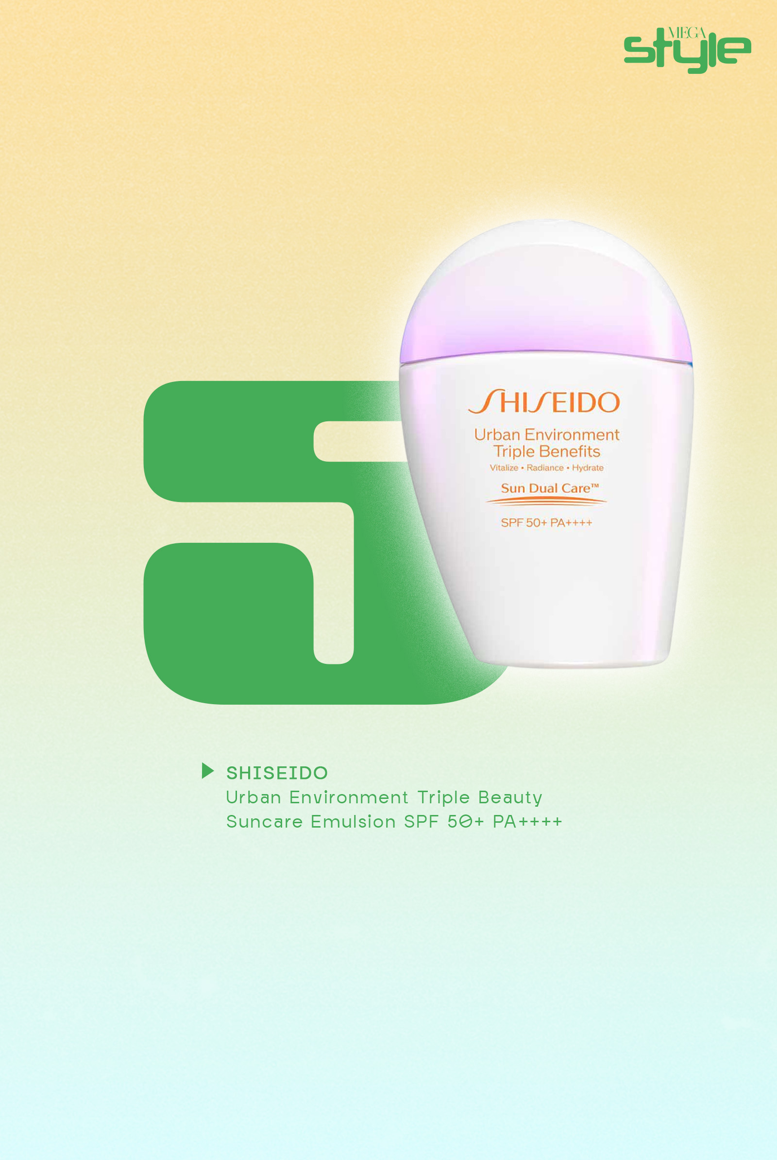 Shiseido Urban Environment Triple Beauty Suncare Emulsion