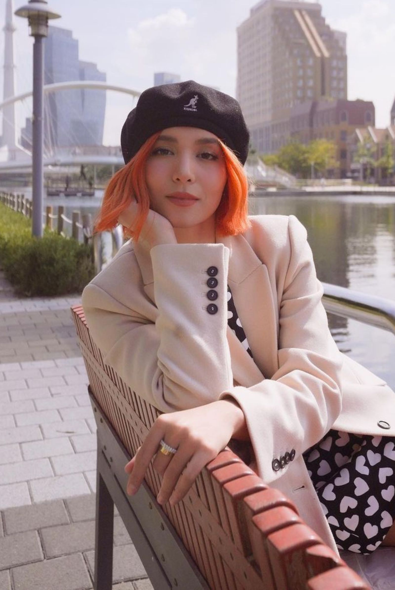 Kyline Alcantara orange hair