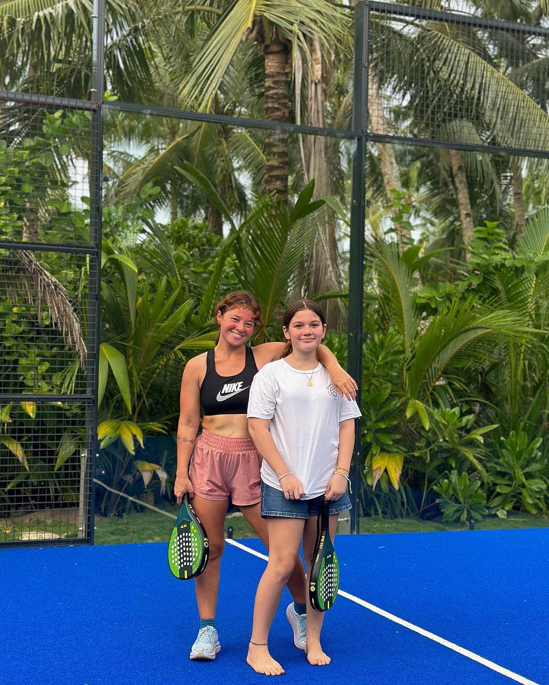 Andi Eigenmann playing padel