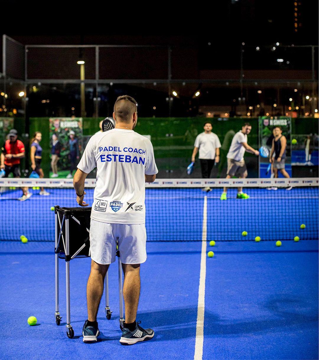 Esteban Novoa in Manila Padel Club