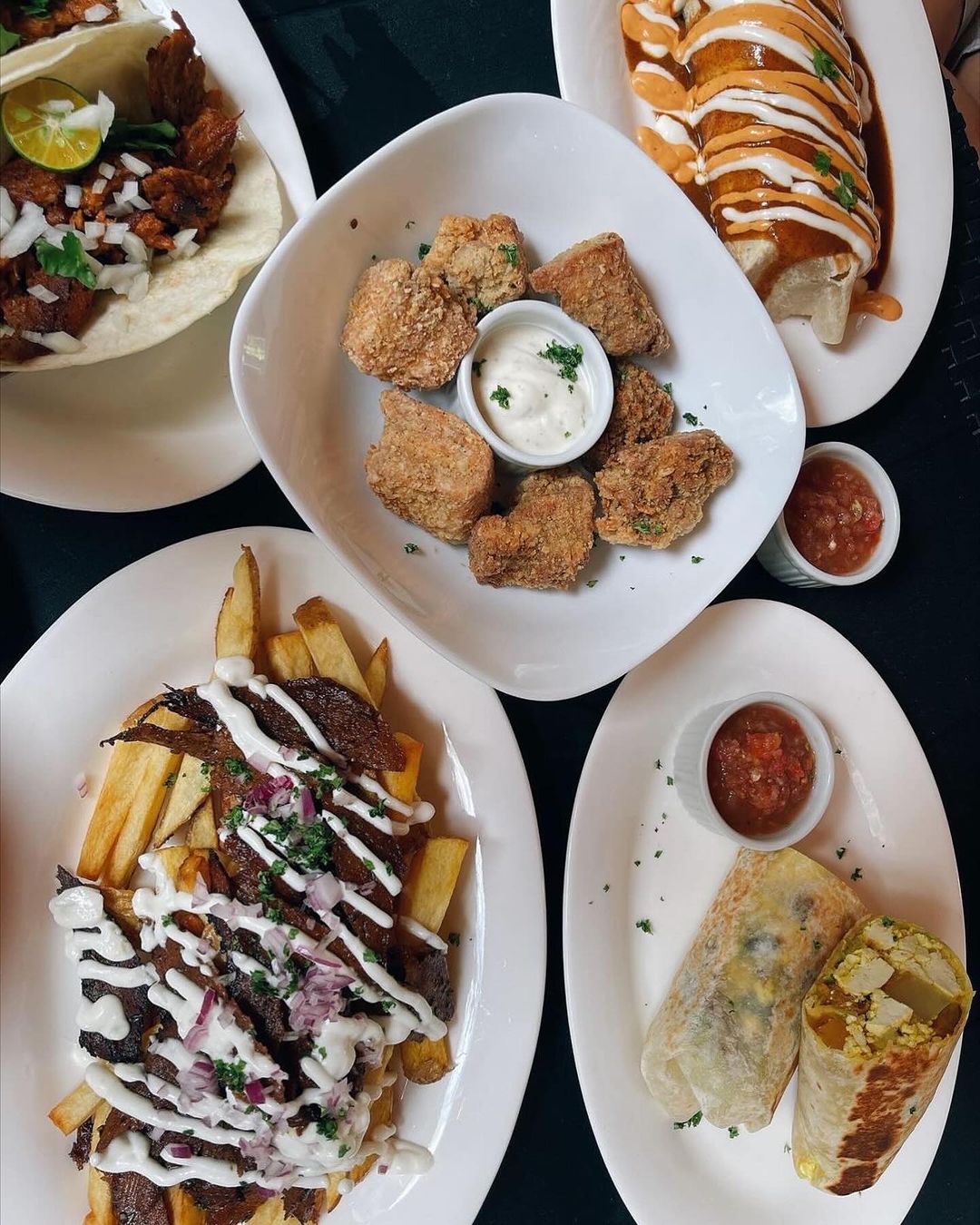 Green Bar's meat-free food