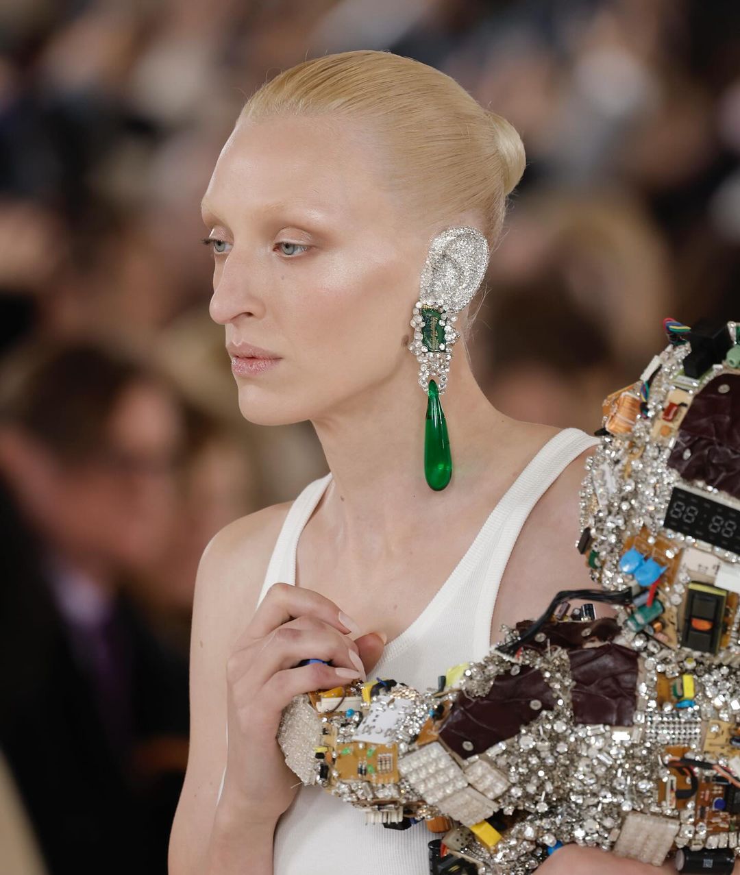 Schiaparelli Haute Couture SS24 runway looks by Pat McGrath