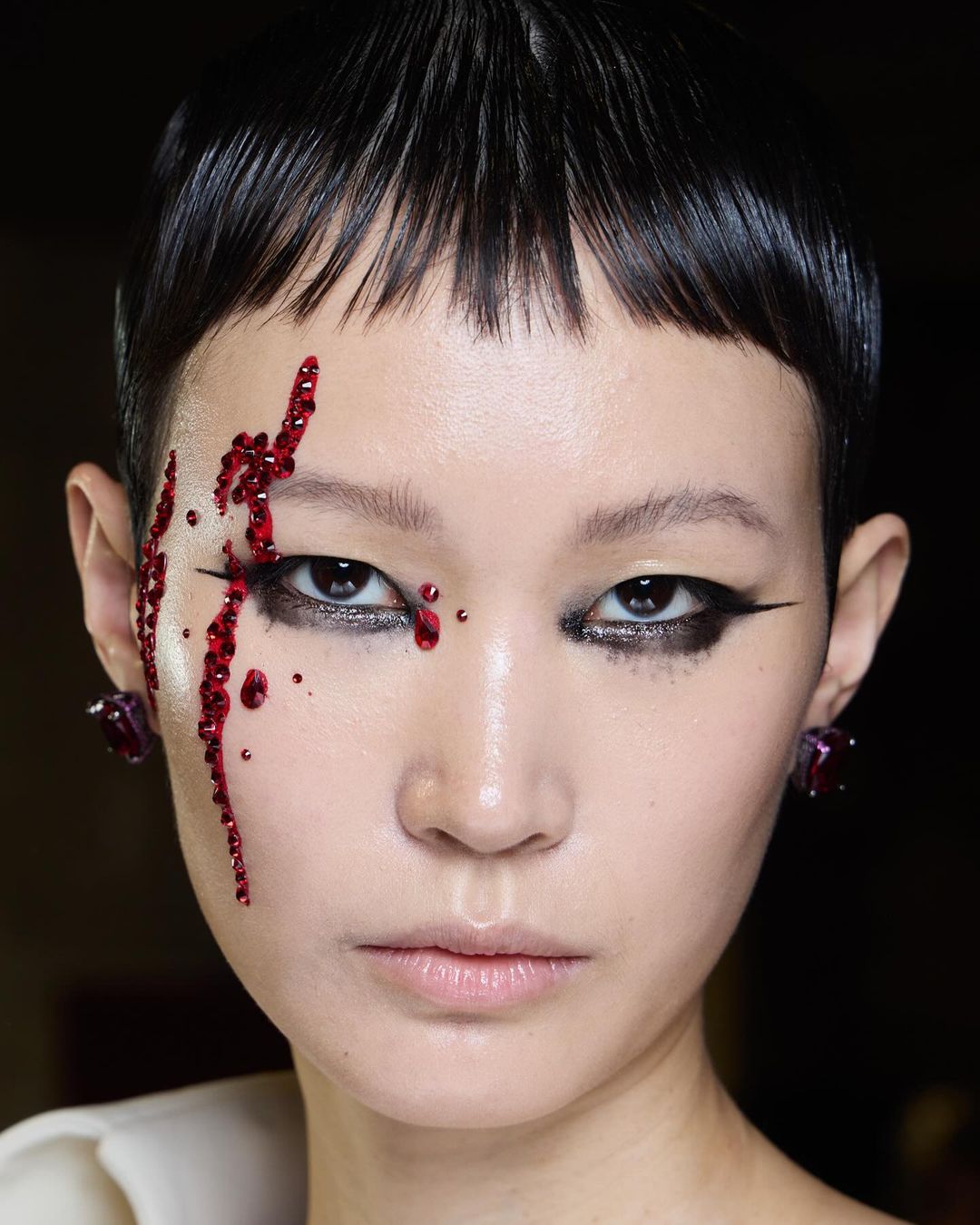 Robert Wun SS24 runway beauty
