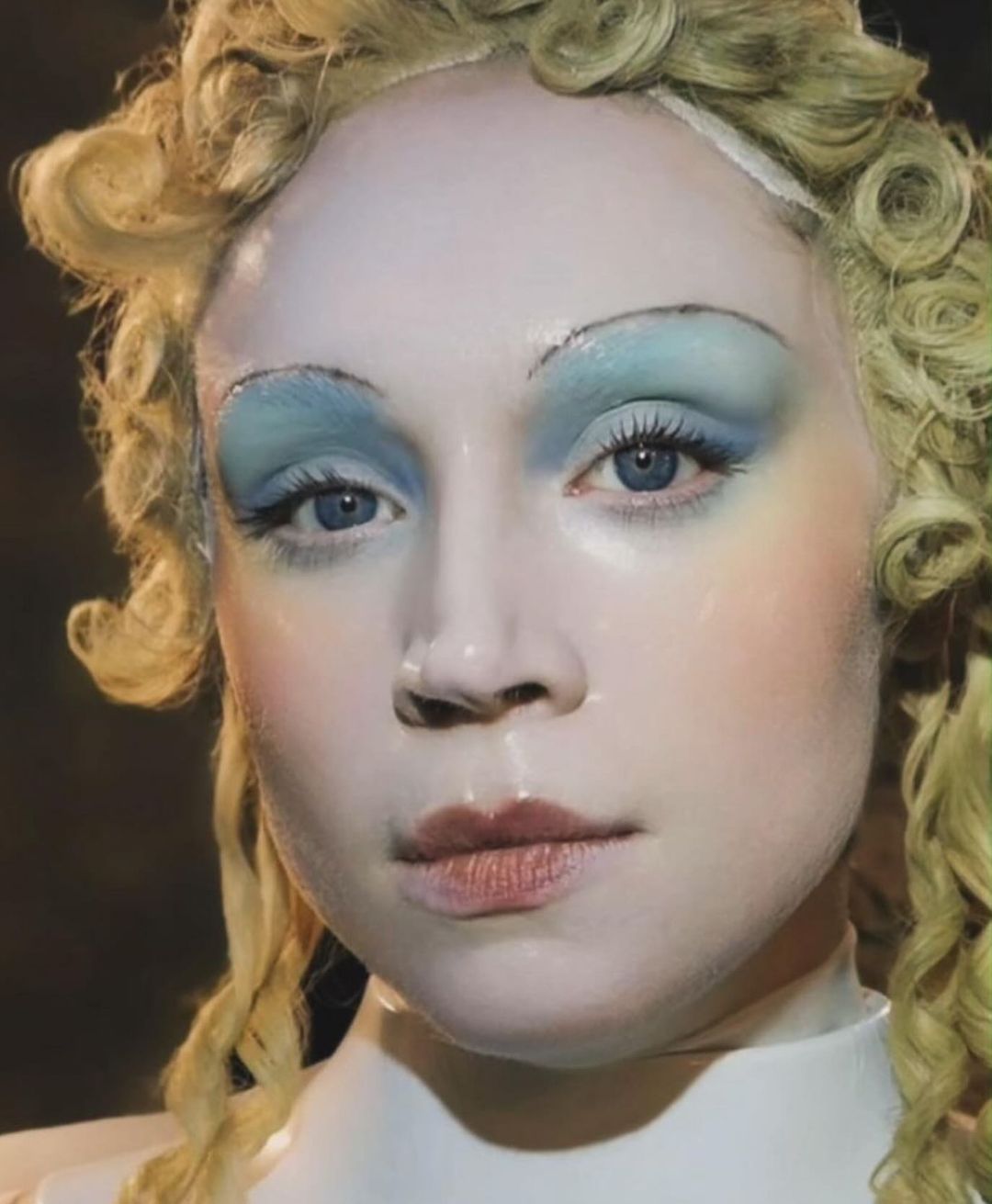 The beauty look at the Maison Margiela Artisanal Couture Spring 2024 show