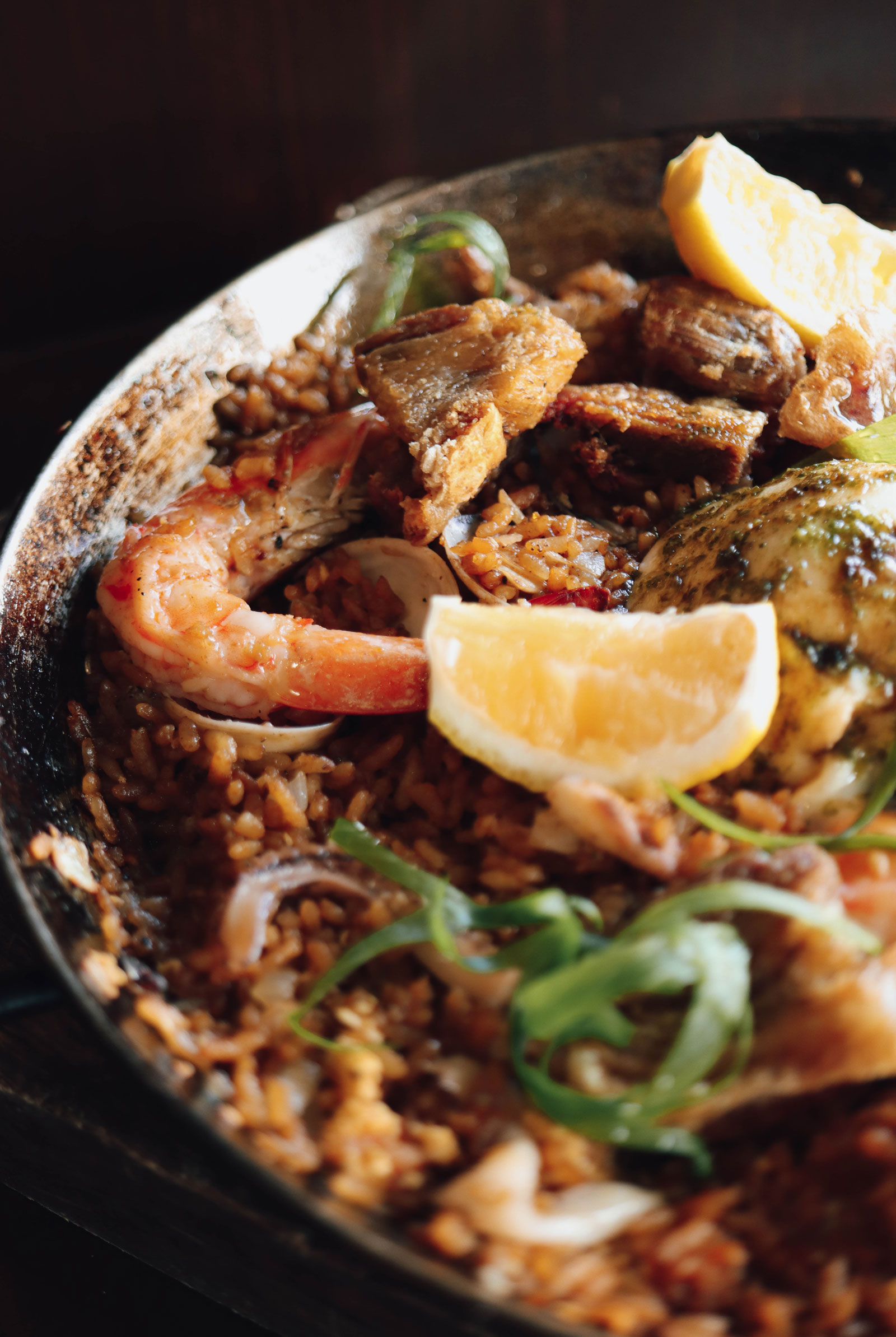 The Fat Cow's Paella Buratta