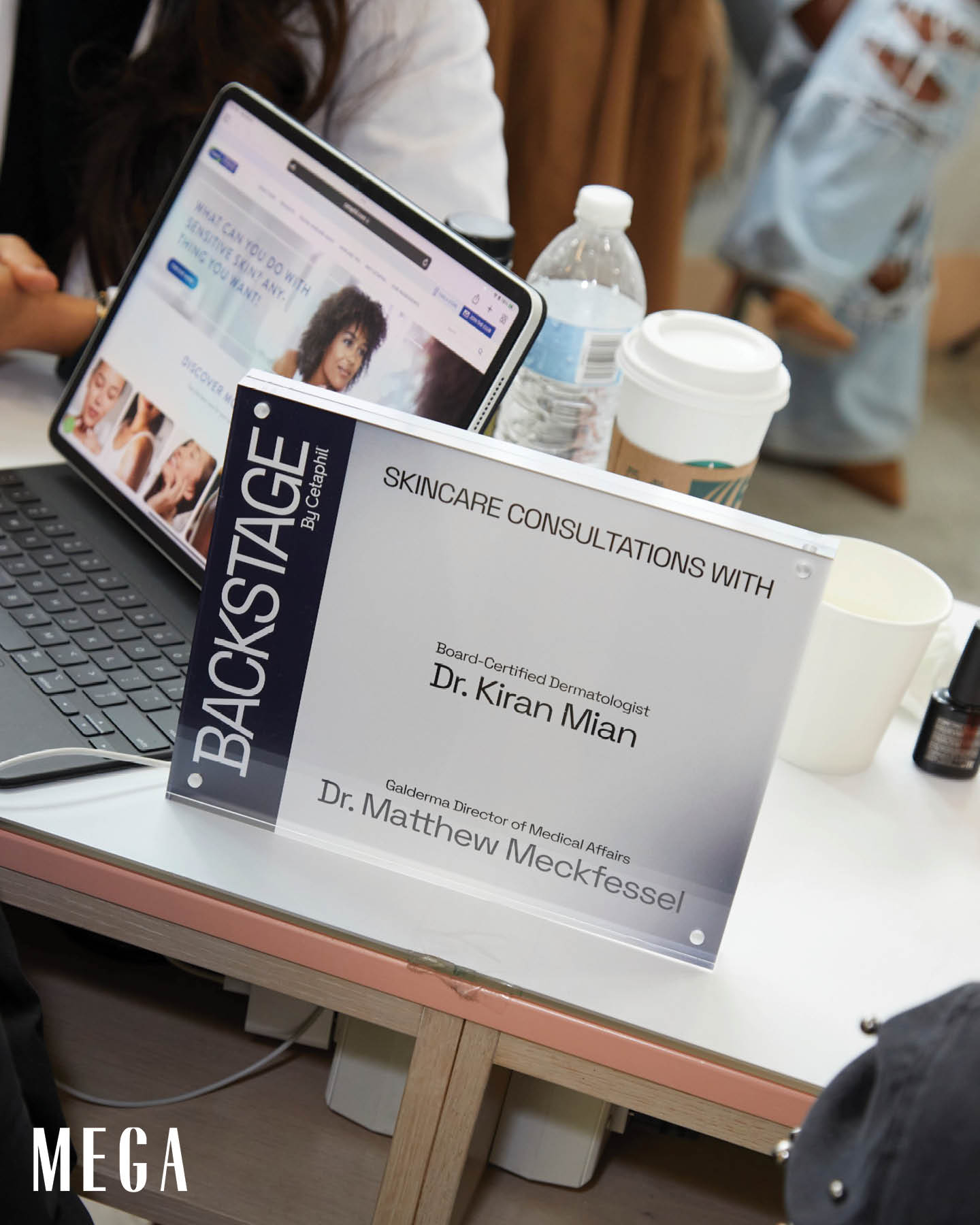 Skincare consultations were offered during the Cetaphil pop-up event
