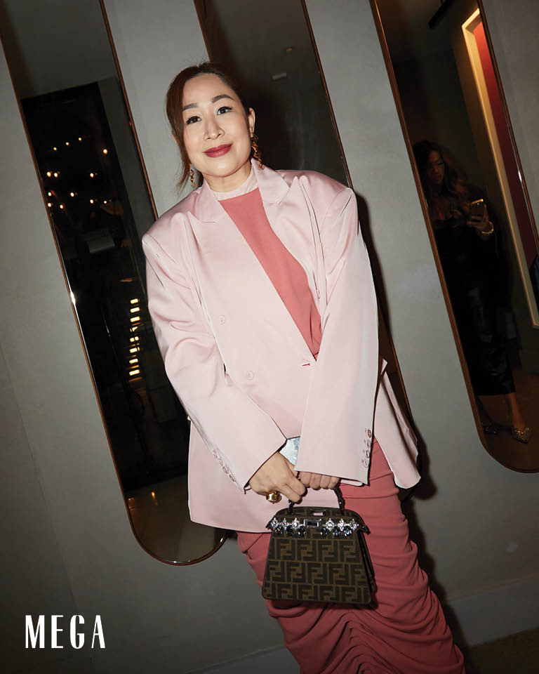 The MEGA Beauty Director attends the happy hour at JIMMY Soho together with global beauty experts and content creators