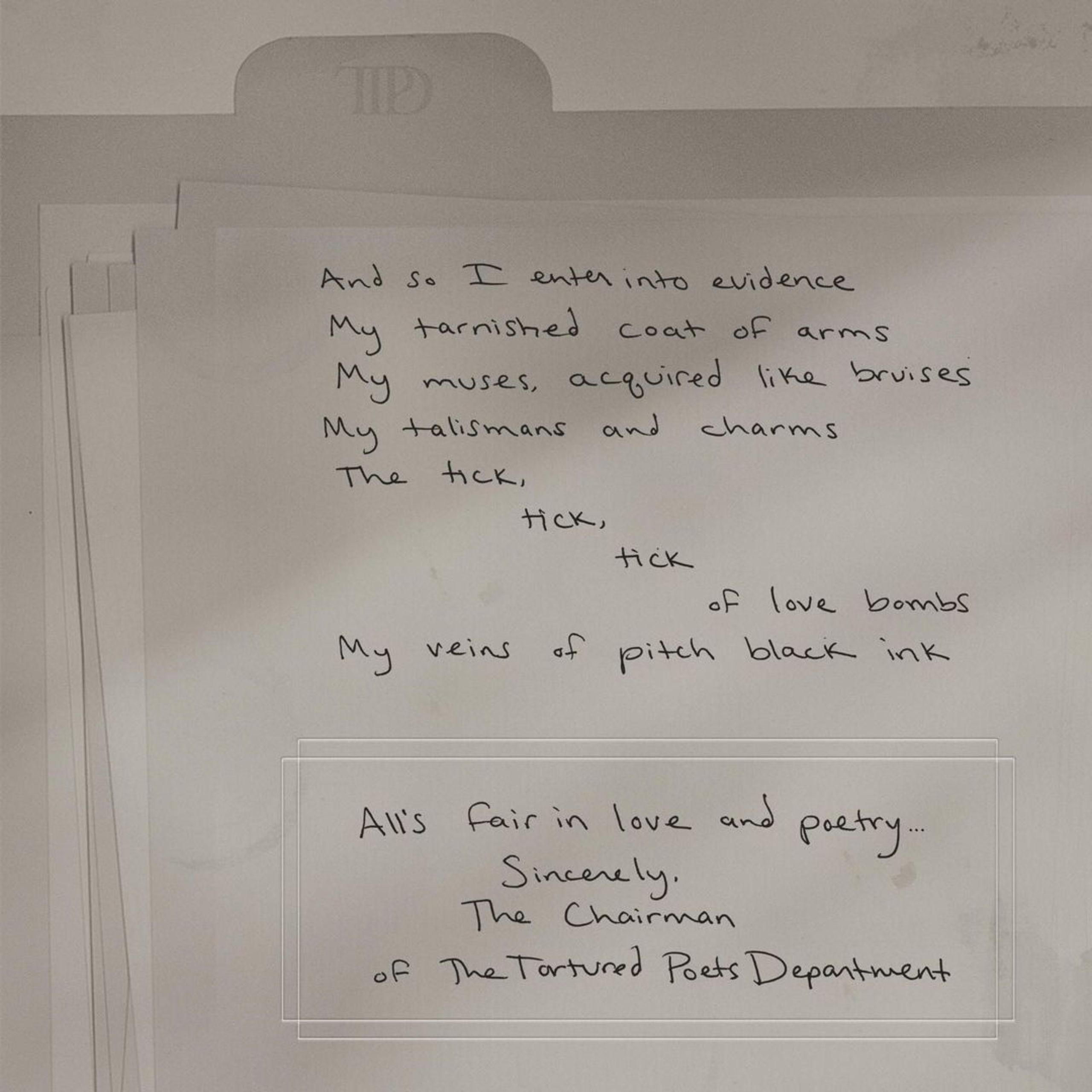 the tortured poets department