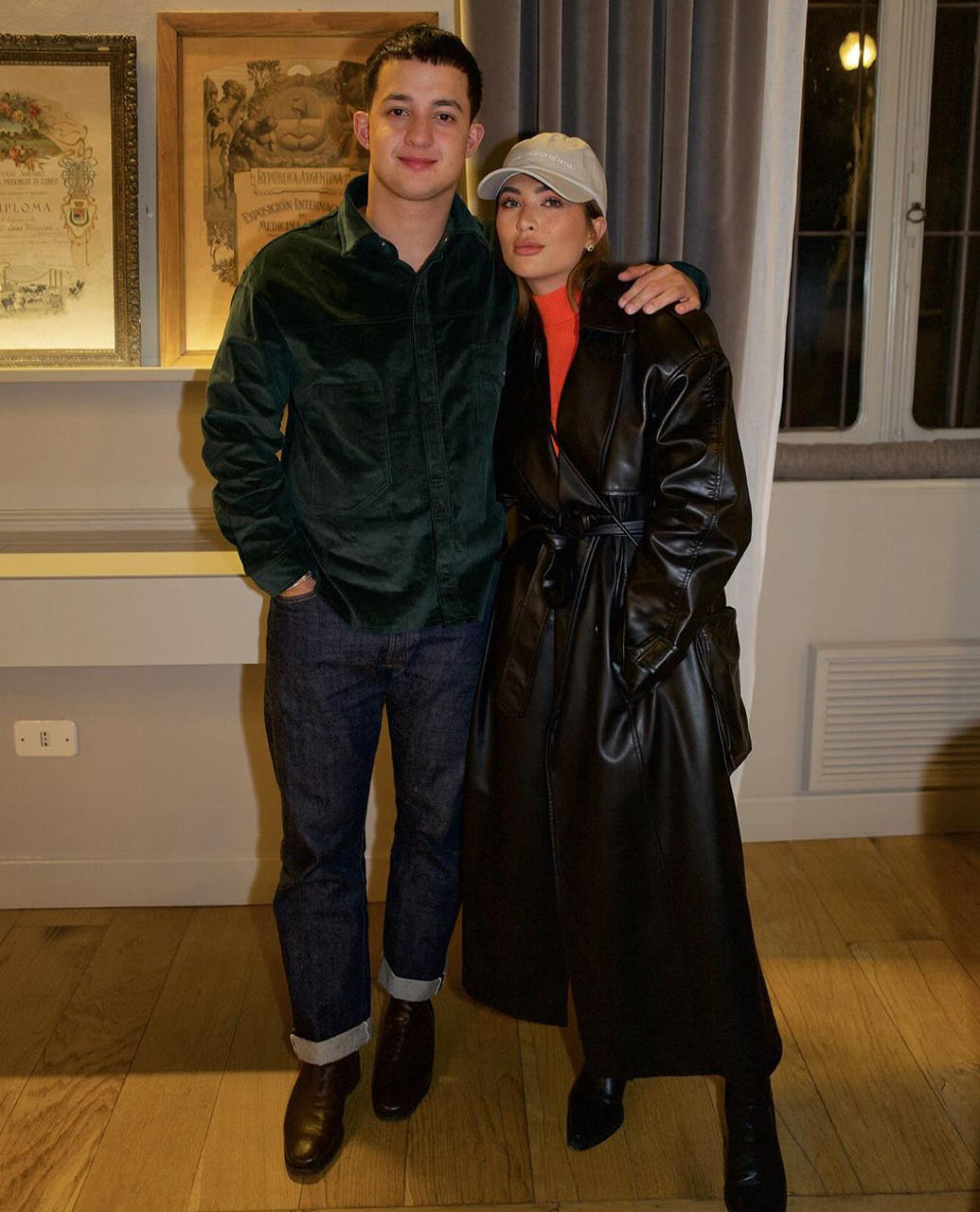 celebrity couples style valentine's day daniel miranda sofia andres