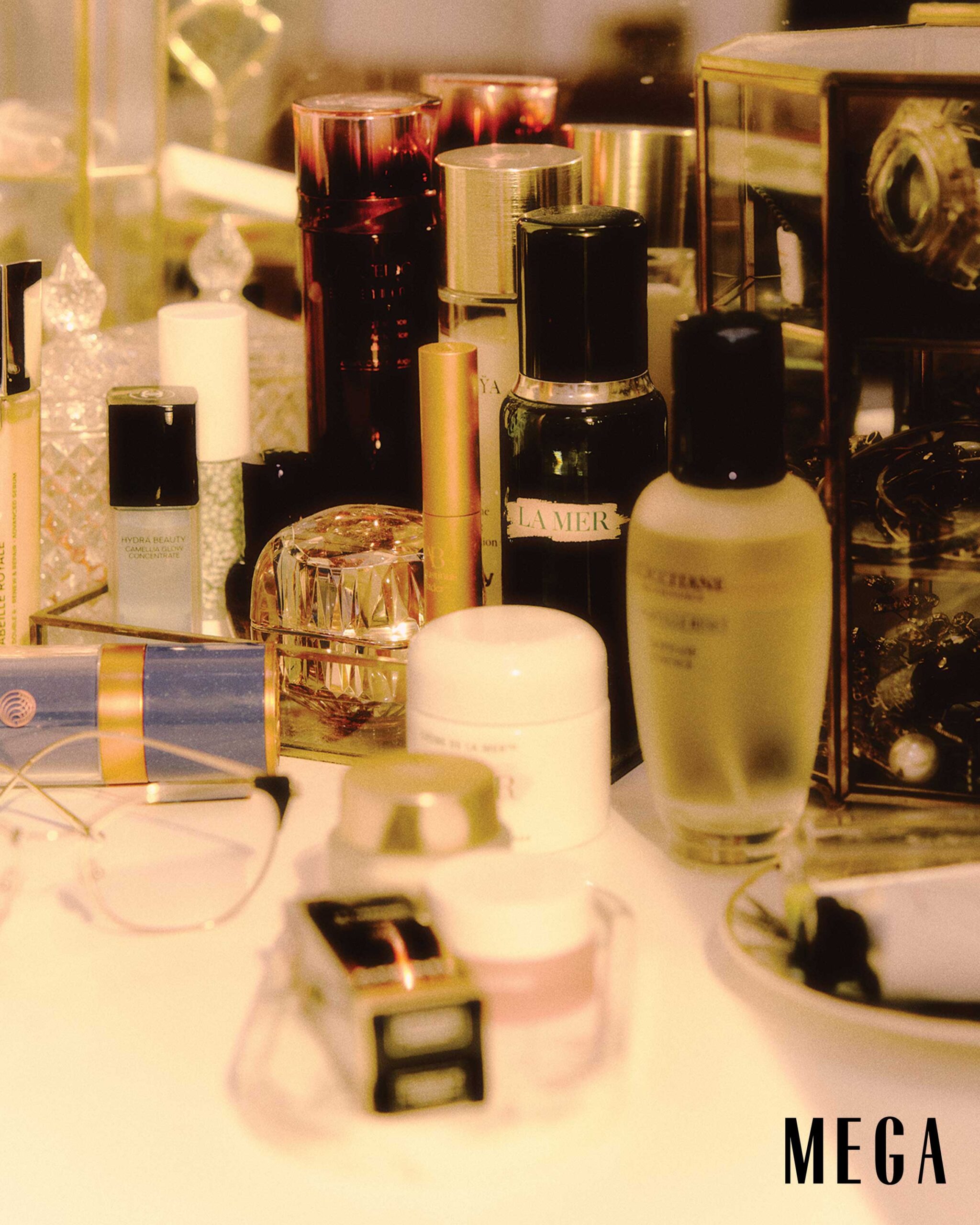 A preview of Nicole Morales' massive beauty library --- featuring some of her most-trusted skincare products